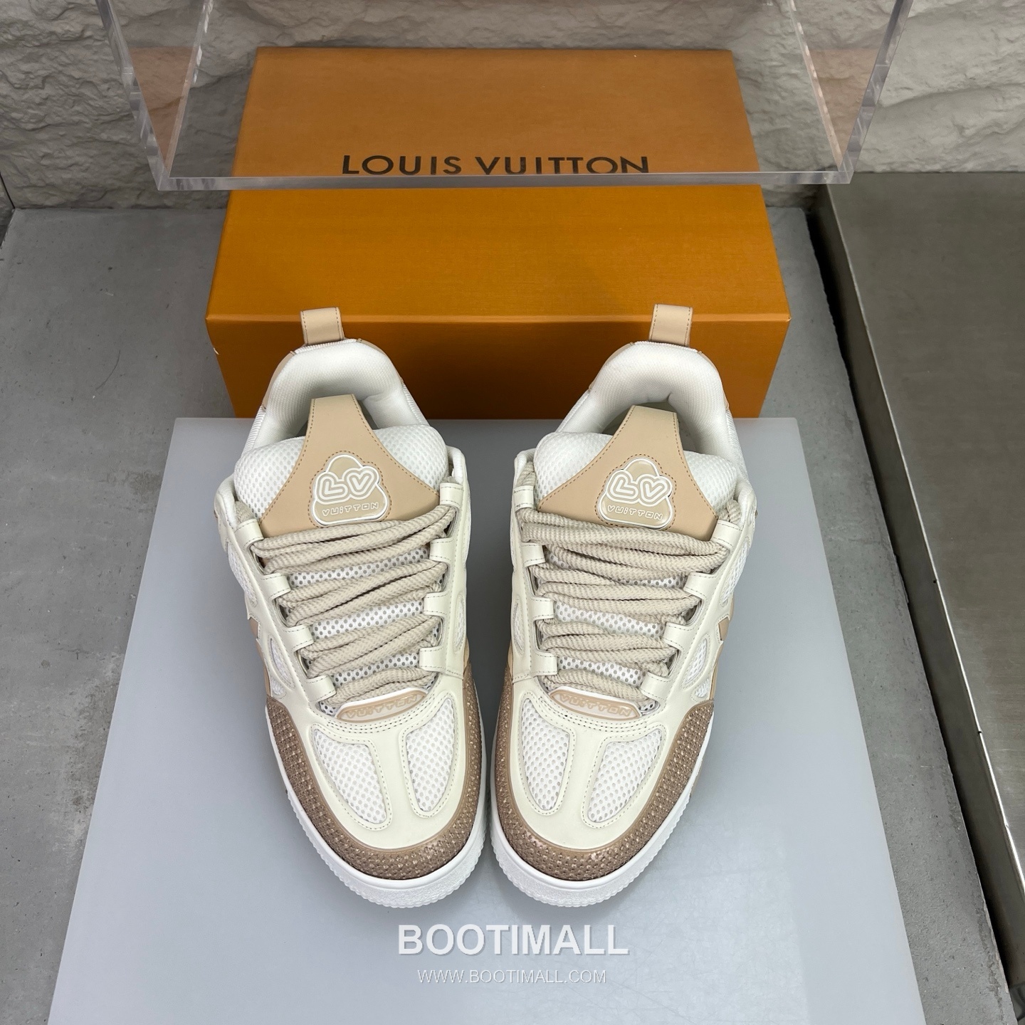 Louis Vuitton Runway 90s Chunky Skate Runner Leather Mesh Multicolor 루이비통 런웨이 90s 청키 스케이트 러너 가죽 메쉬 멀티컬러 스니커즈 3