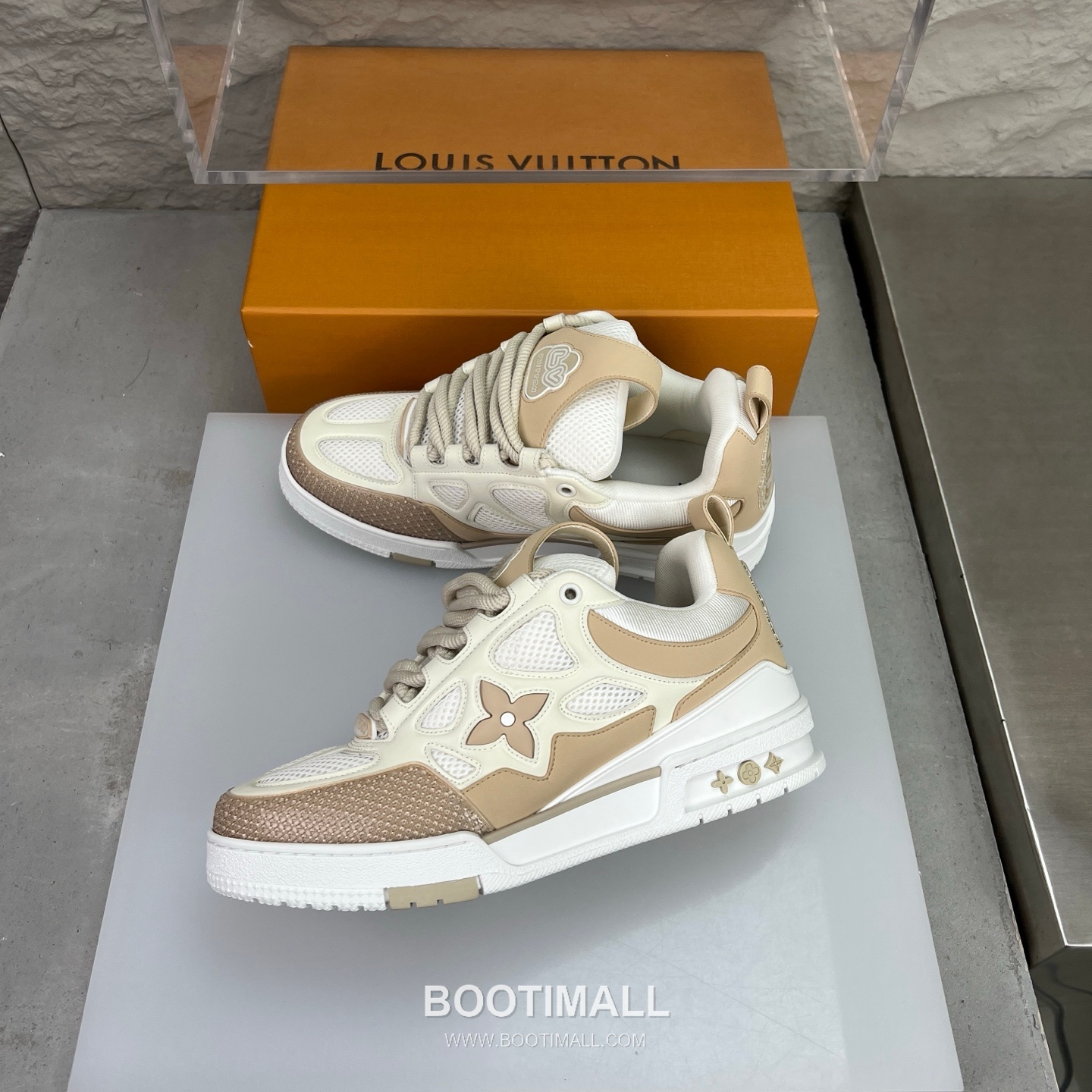 Louis Vuitton Runway 90s Chunky Skate Runner Leather Mesh Multicolor 루이비통 런웨이 90s 청키 스케이트 러너 가죽 메쉬 멀티컬러 스니커즈 4