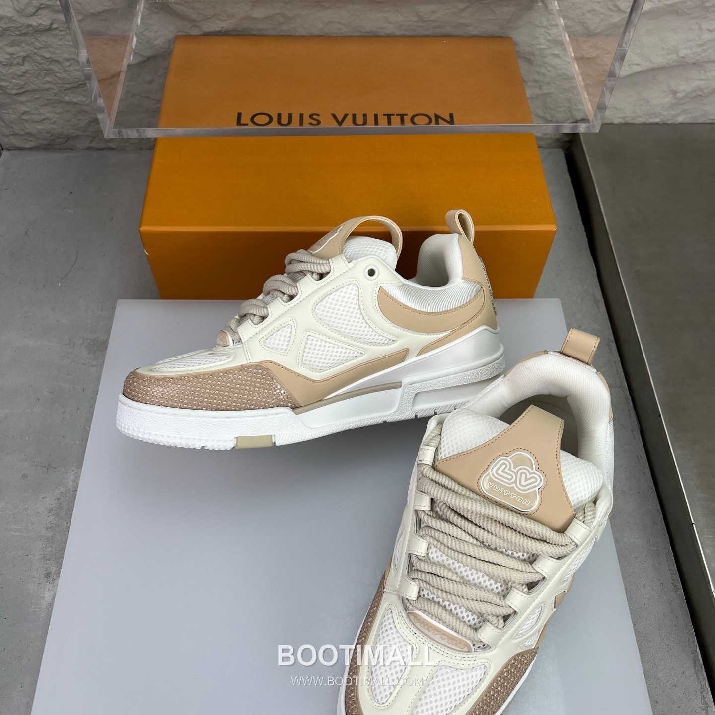 Louis Vuitton Runway 90s Chunky Skate Runner Leather Mesh Multicolor 루이비통 런웨이 90s 청키 스케이트 러너 가죽 메쉬 멀티컬러 스니커즈 5