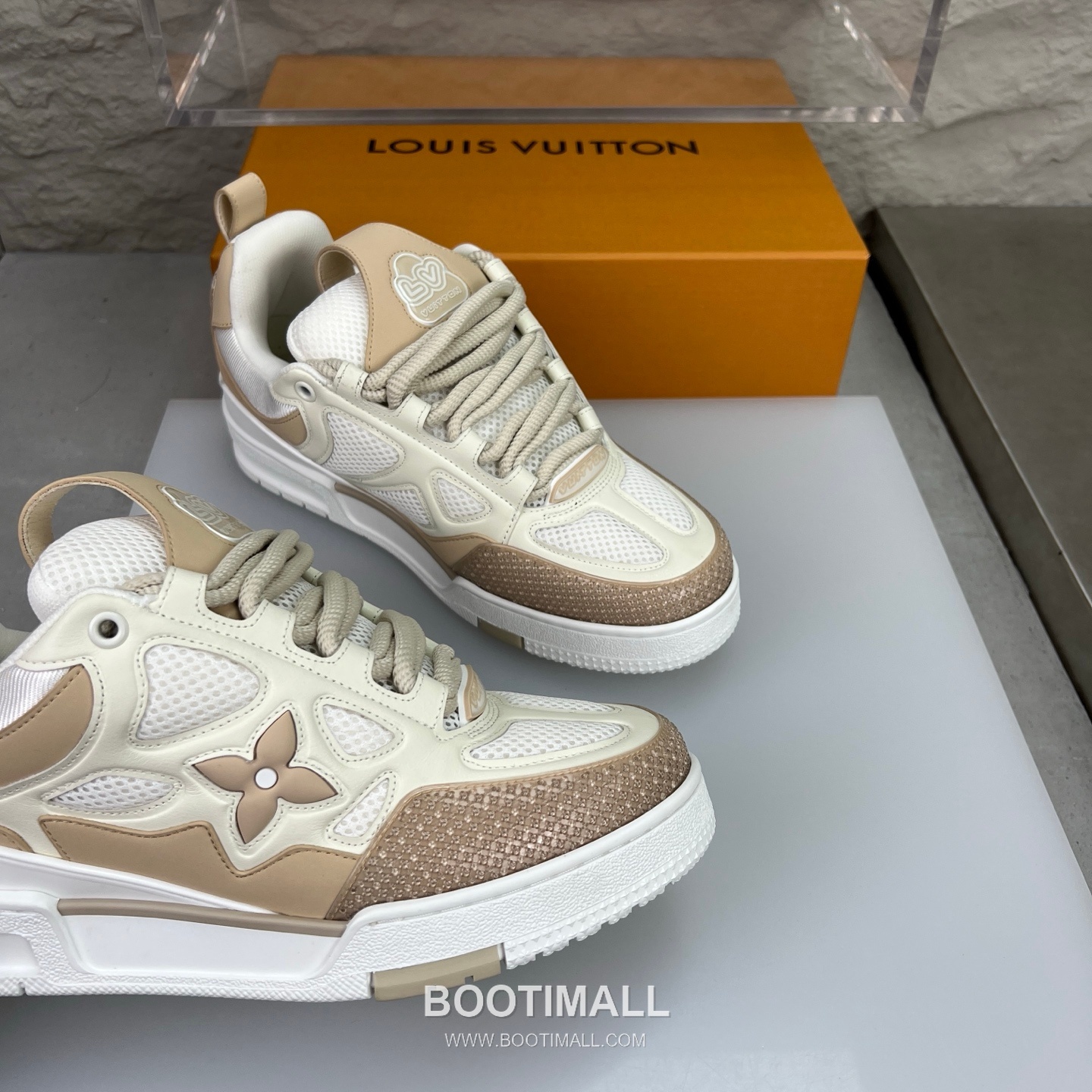 Louis Vuitton Runway 90s Chunky Skate Runner Leather Mesh Multicolor 루이비통 런웨이 90s 청키 스케이트 러너 가죽 메쉬 멀티컬러 스니커즈 6