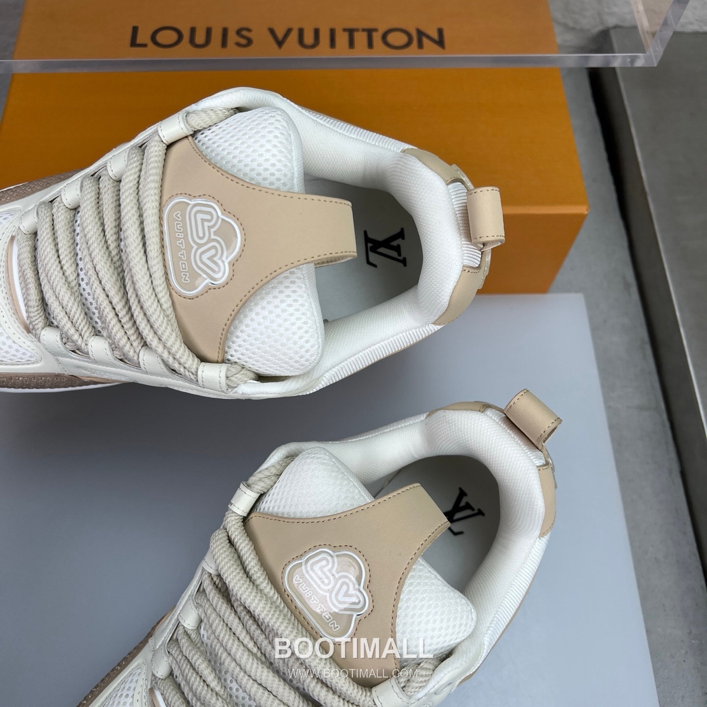 Louis Vuitton Runway 90s Chunky Skate Runner Leather Mesh Multicolor 루이비통 런웨이 90s 청키 스케이트 러너 가죽 메쉬 멀티컬러 스니커즈 7