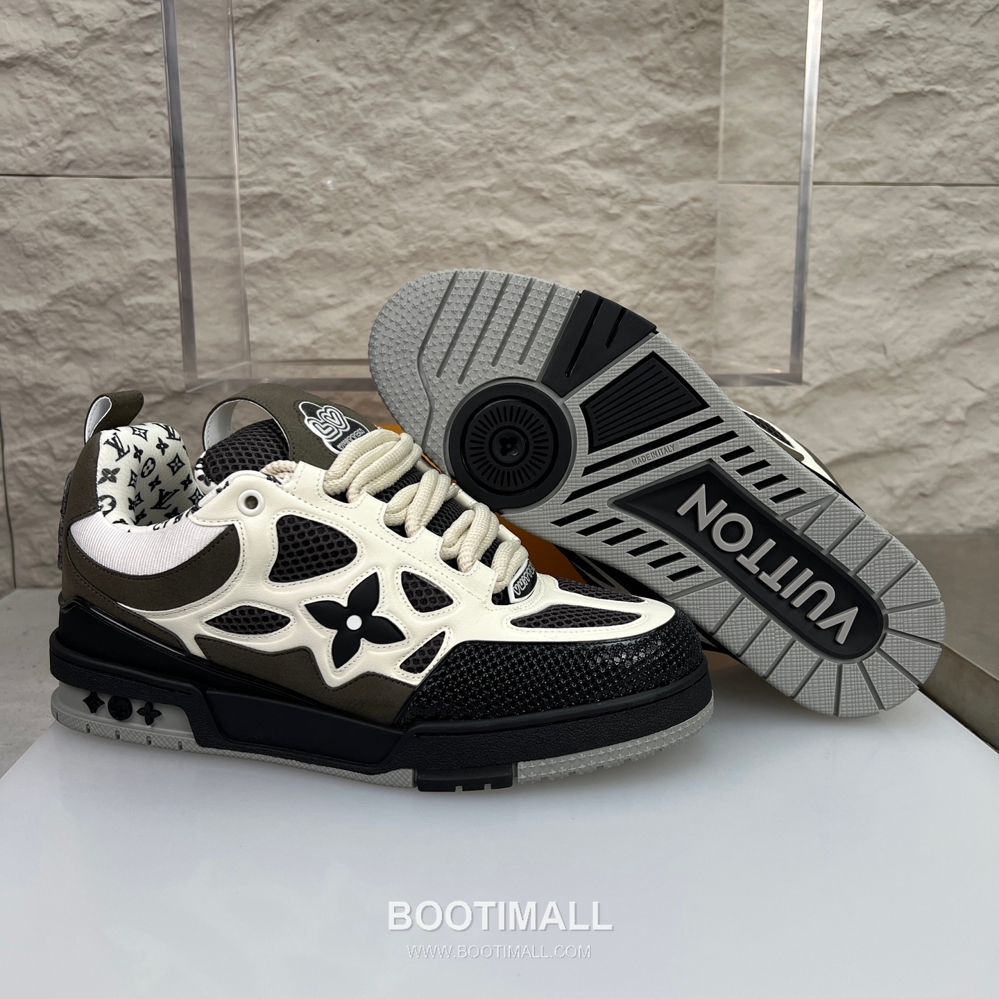 Louis Vuitton Runway 90s Chunky Skate Runner Leather Mesh Multicolor 루이비통 런웨이 90s 청키 스케이트 러너 가죽 메쉬 멀티컬러 스니커즈 9