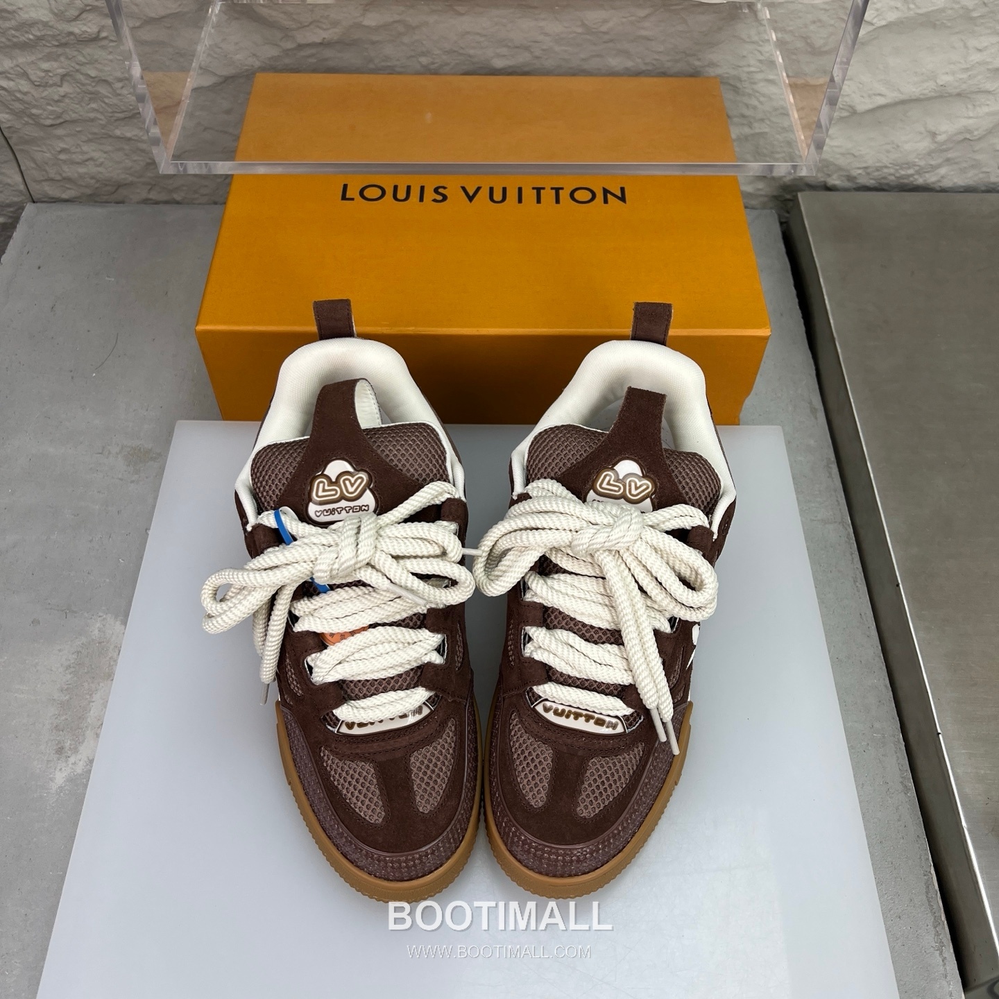 Louis Vuitton Runway 90s Chunky Skate Runner Leather Mesh Multicolor 루이비통 런웨이 90s 청키 스케이트 러너 가죽 메쉬 멀티컬러 스니커즈 3