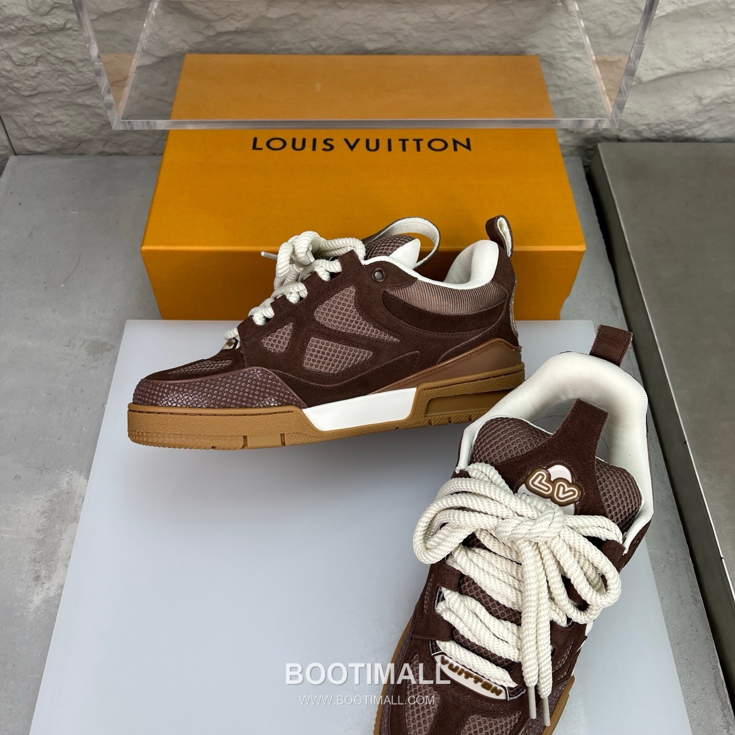 Louis Vuitton Runway 90s Chunky Skate Runner Leather Mesh Multicolor 루이비통 런웨이 90s 청키 스케이트 러너 가죽 메쉬 멀티컬러 스니커즈 5