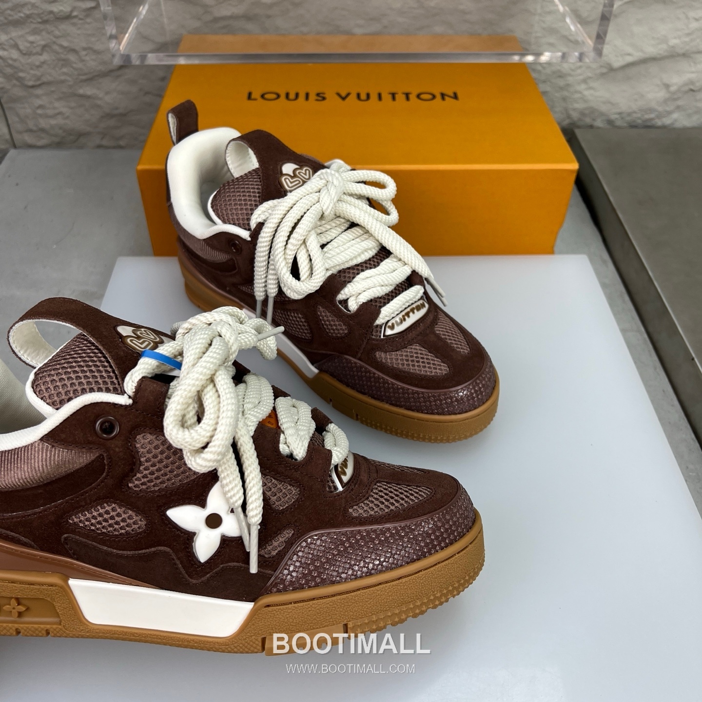 Louis Vuitton Runway 90s Chunky Skate Runner Leather Mesh Multicolor 루이비통 런웨이 90s 청키 스케이트 러너 가죽 메쉬 멀티컬러 스니커즈 6