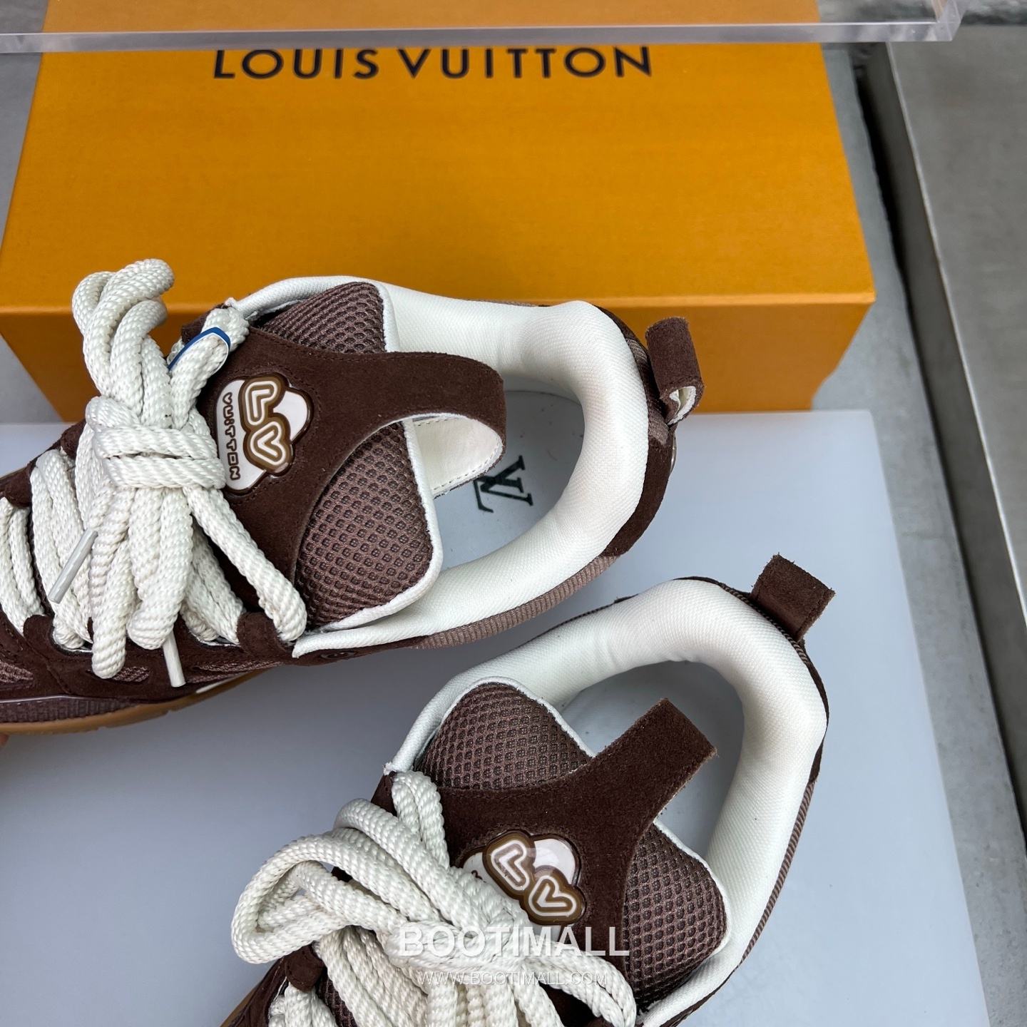 Louis Vuitton Runway 90s Chunky Skate Runner Leather Mesh Multicolor 루이비통 런웨이 90s 청키 스케이트 러너 가죽 메쉬 멀티컬러 스니커즈 7