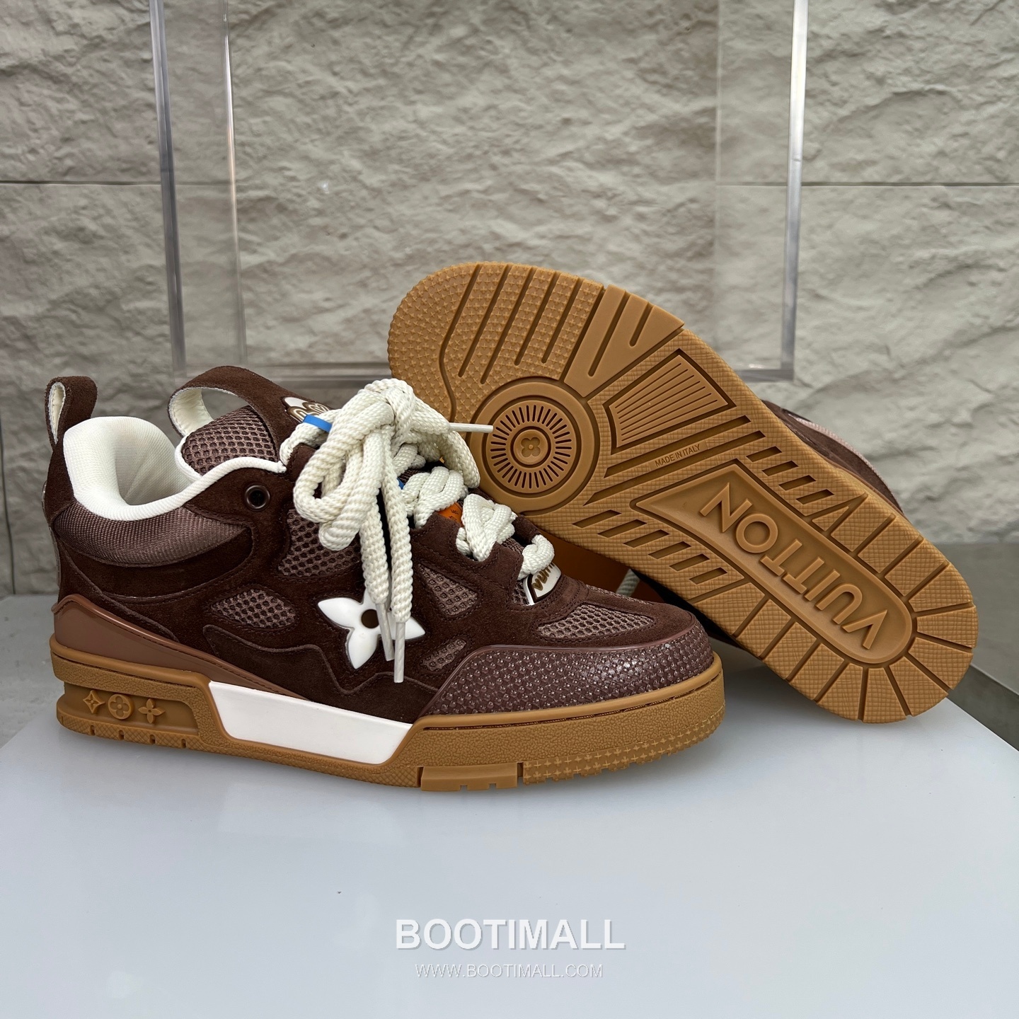 Louis Vuitton Runway 90s Chunky Skate Runner Leather Mesh Multicolor 루이비통 런웨이 90s 청키 스케이트 러너 가죽 메쉬 멀티컬러 스니커즈 9