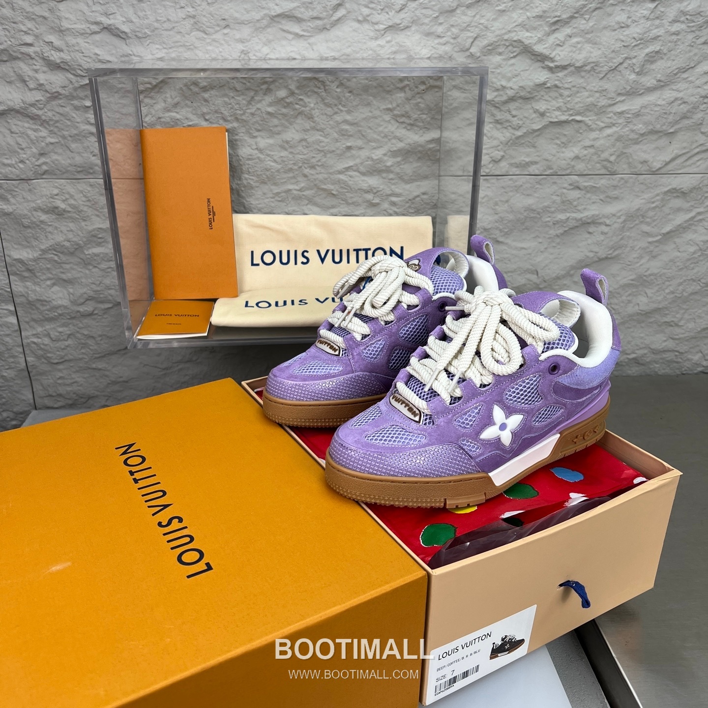 Louis Vuitton Runway 90s Chunky Skate Runner Leather Mesh Multicolor 루이비통 런웨이 90s 청키 스케이트 러너 가죽 메쉬 멀티컬러 스니커즈 2