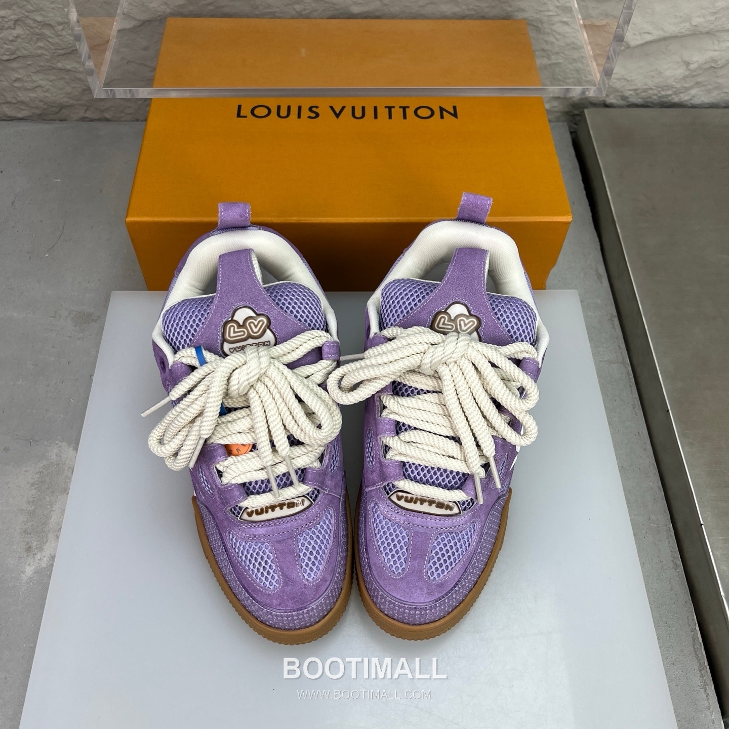 Louis Vuitton Runway 90s Chunky Skate Runner Leather Mesh Multicolor 루이비통 런웨이 90s 청키 스케이트 러너 가죽 메쉬 멀티컬러 스니커즈 3