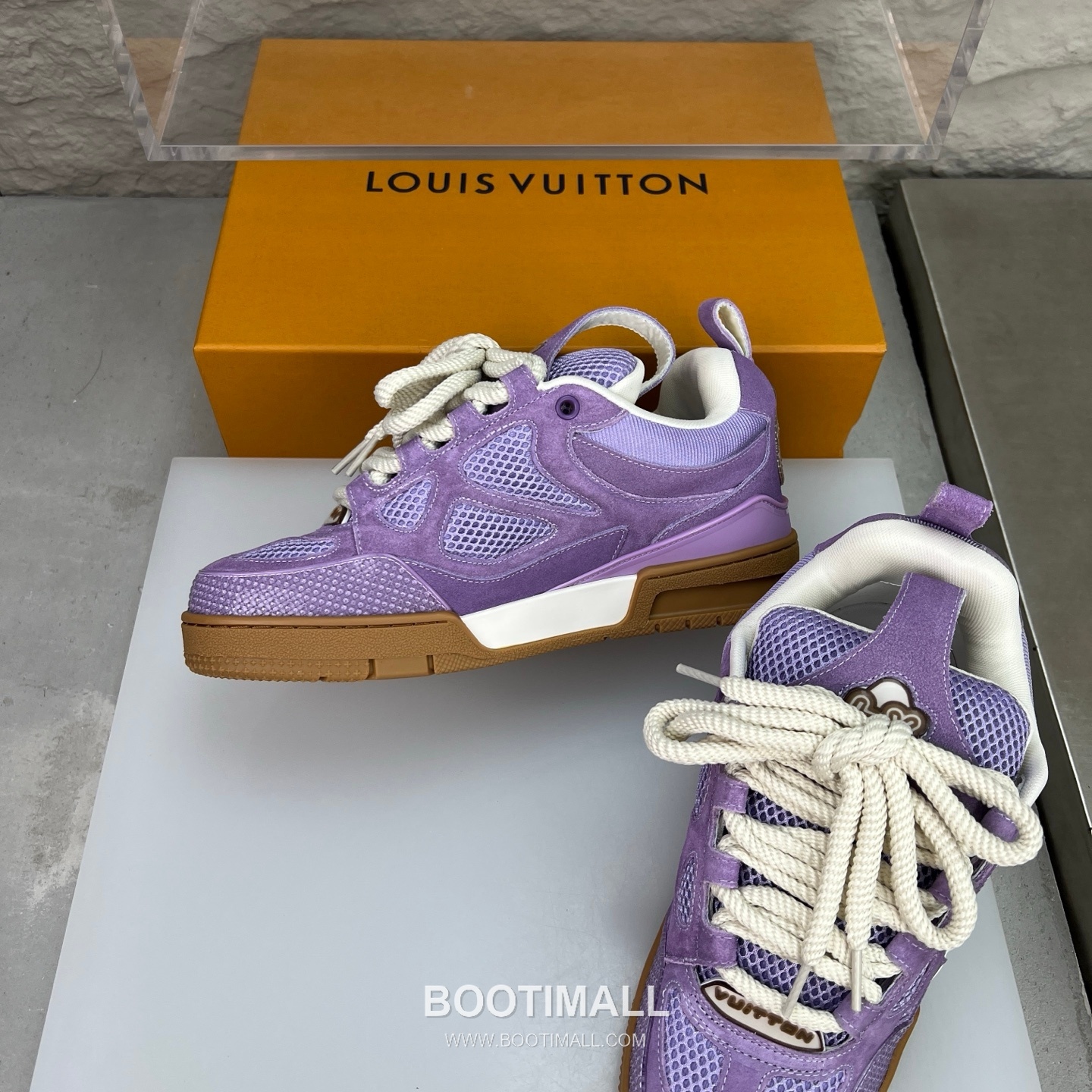 Louis Vuitton Runway 90s Chunky Skate Runner Leather Mesh Multicolor 루이비통 런웨이 90s 청키 스케이트 러너 가죽 메쉬 멀티컬러 스니커즈 5