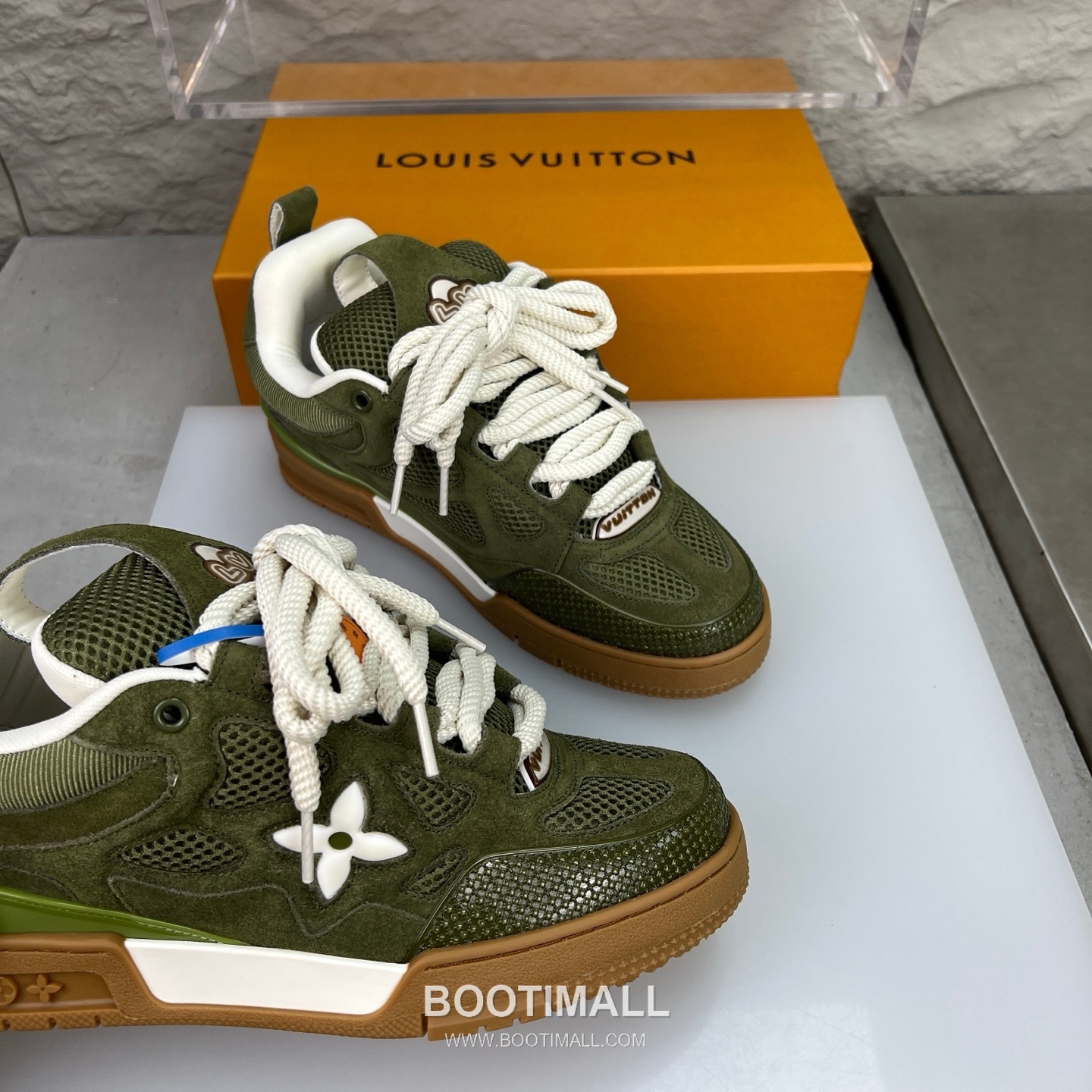 Louis Vuitton Runway 90s Chunky Skate Runner Leather Mesh Multicolor 루이비통 런웨이 90s 청키 스케이트 러너 가죽 메쉬 멀티컬러 스니커즈 6