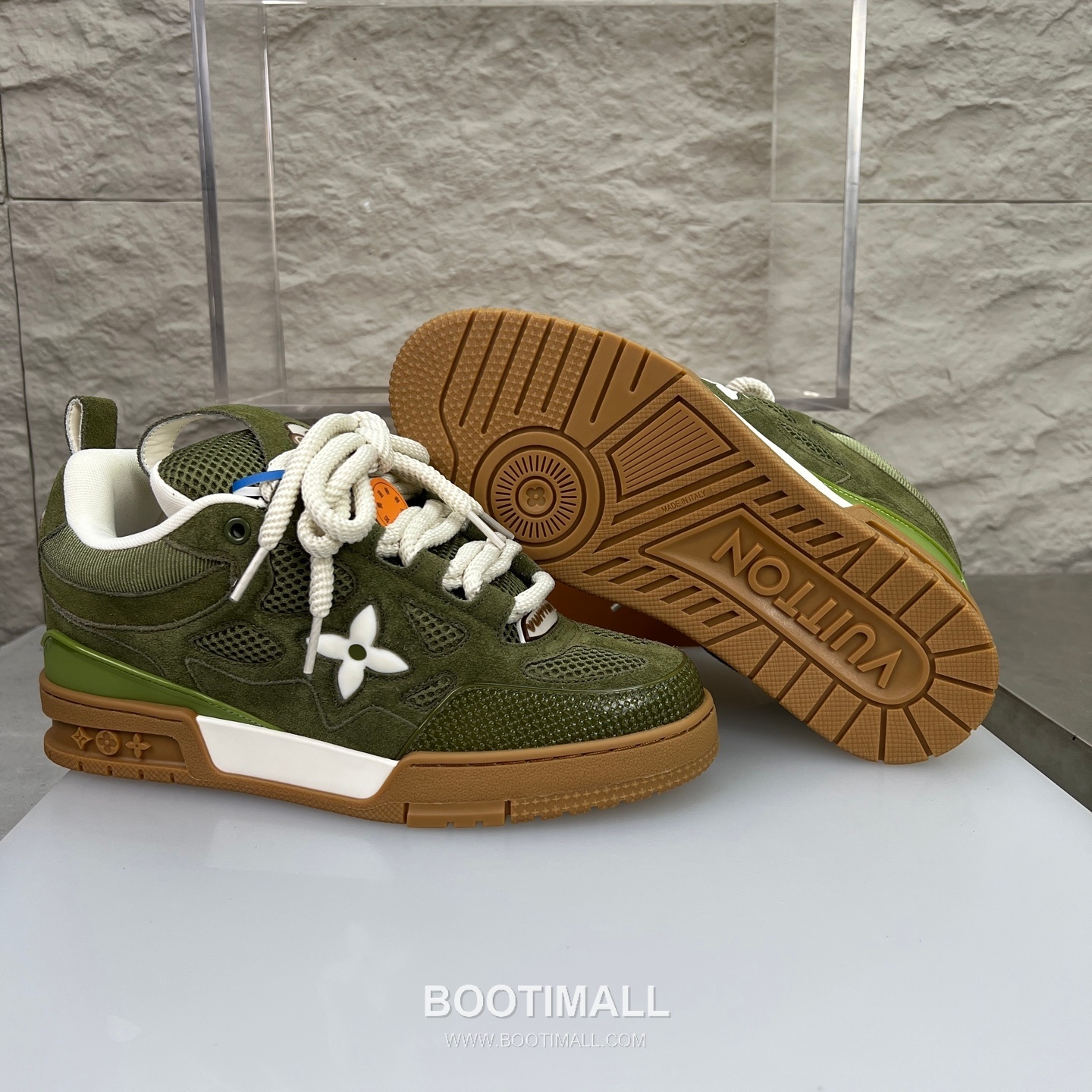 Louis Vuitton Runway 90s Chunky Skate Runner Leather Mesh Multicolor 루이비통 런웨이 90s 청키 스케이트 러너 가죽 메쉬 멀티컬러 스니커즈 9