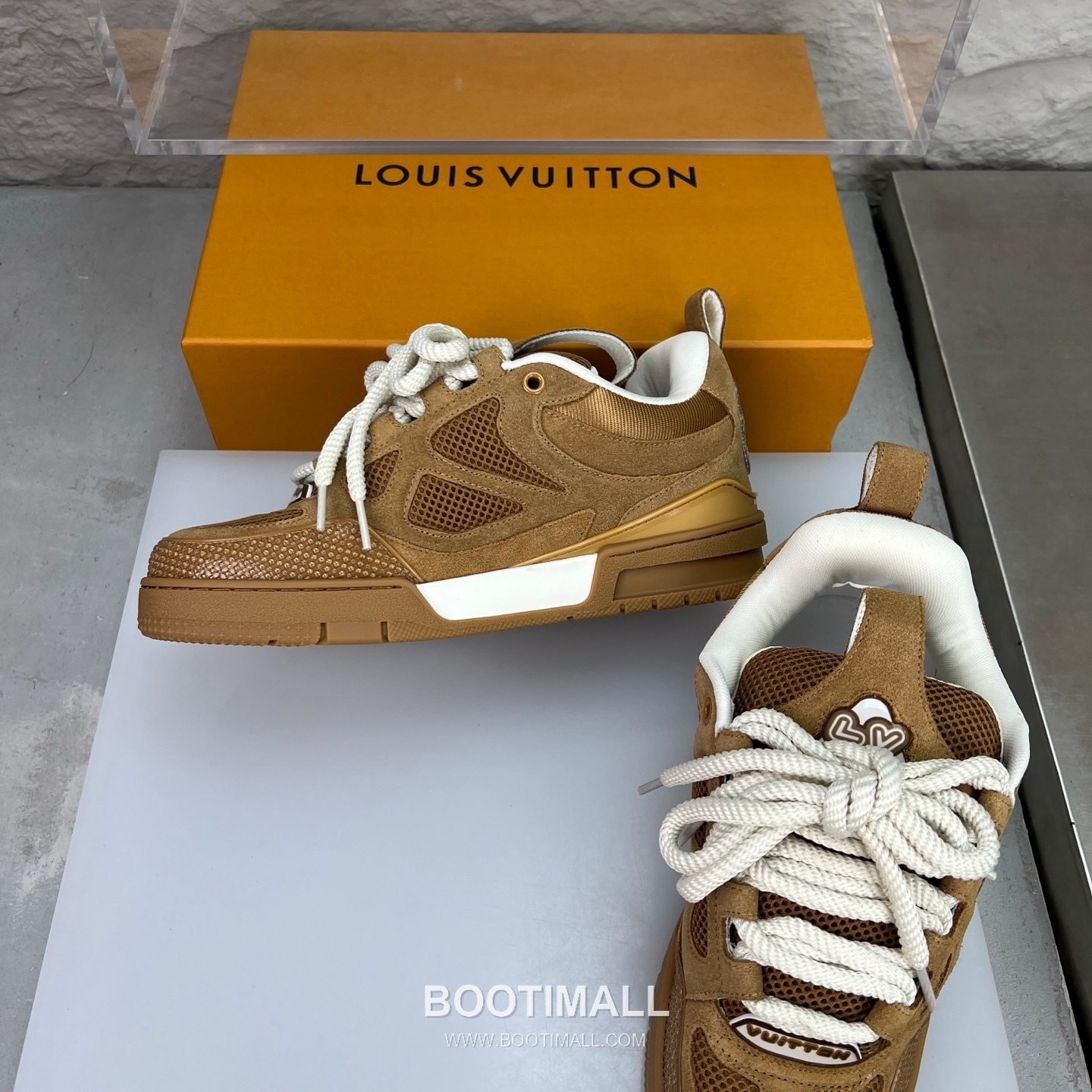 Louis Vuitton Runway 90s Chunky Skate Runner Leather Mesh Multicolor 루이비통 런웨이 90s 청키 스케이트 러너 가죽 메쉬 멀티컬러 스니커즈 5