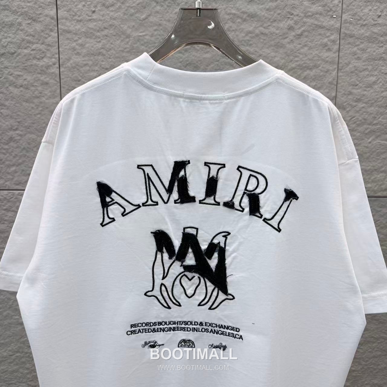 Ami Paris SS26 Embroidered Patchwork Denim Cotton Short Sleeve T-Shirt 아미 파리 SS26 자수 패치워크 데님 코튼 반팔 티셔츠 15