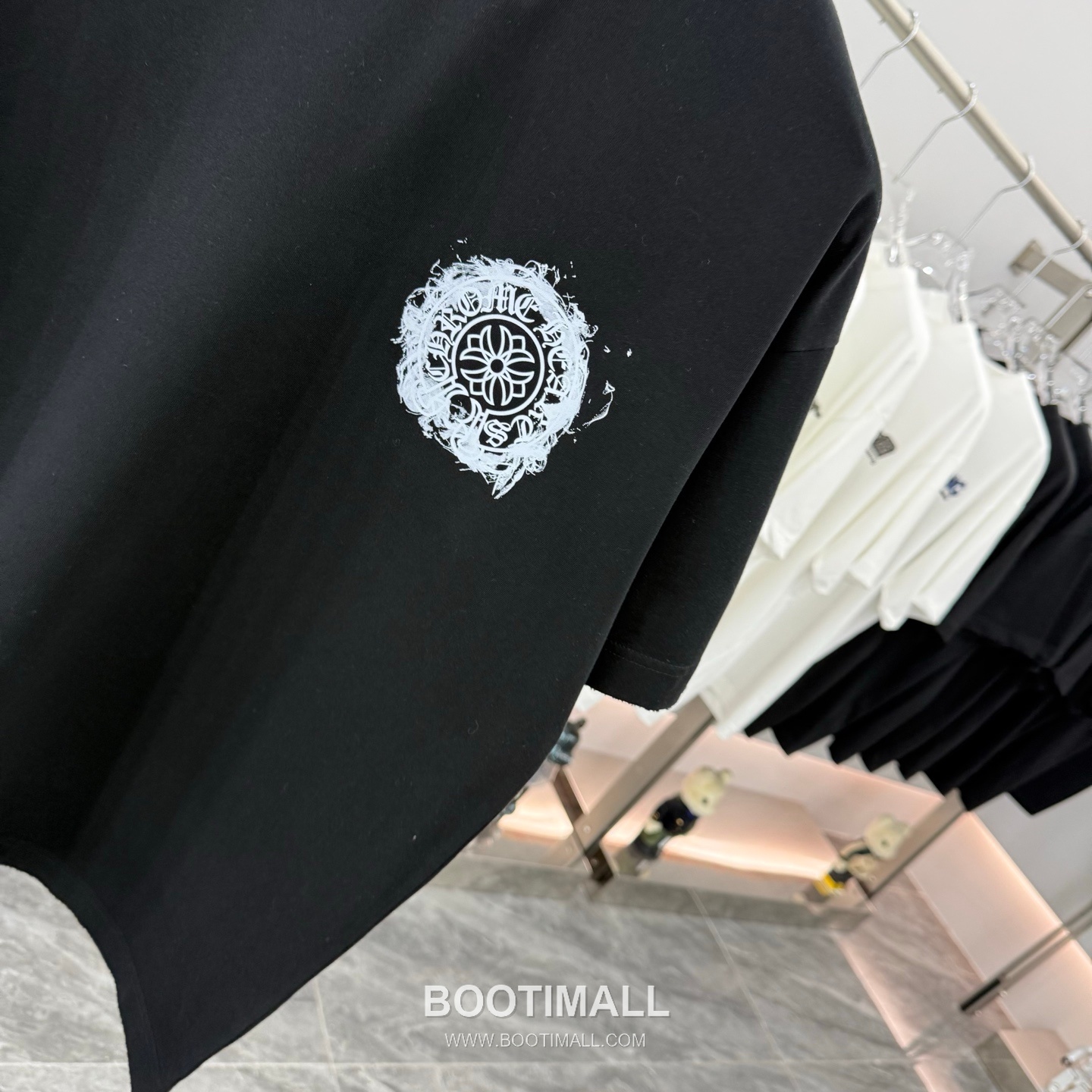 Chrome Hearts Printed Patch Crewneck Tee Cotton Black T-shirt 크롬하츠 프린트 패치 크루넥 티 코튼 블랙 티셔츠 11