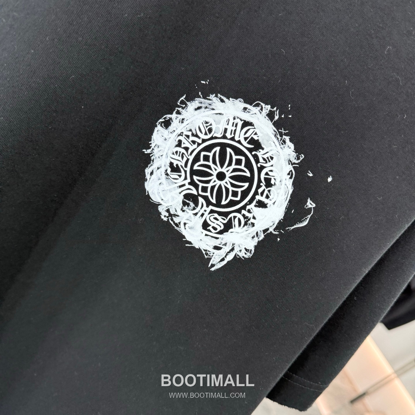 Chrome Hearts Printed Patch Crewneck Tee Cotton Black T-shirt 크롬하츠 프린트 패치 크루넥 티 코튼 블랙 티셔츠 12