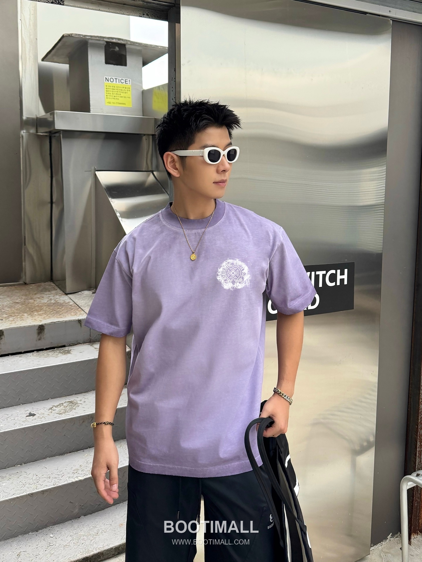 Chrome Hearts Printed Patch Crewneck Tee Cotton Black T-shirt 크롬하츠 프린트 패치 크루넥 티 코튼 블랙 티셔츠 1