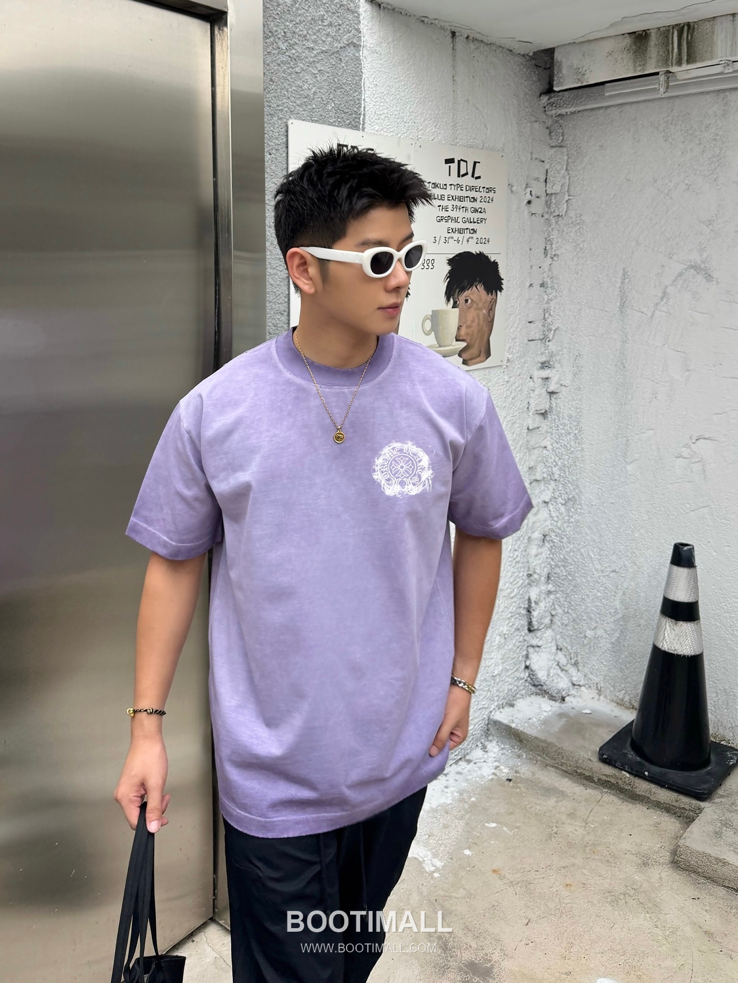 Chrome Hearts Printed Patch Crewneck Tee Cotton Black T-shirt 크롬하츠 프린트 패치 크루넥 티 코튼 블랙 티셔츠 2