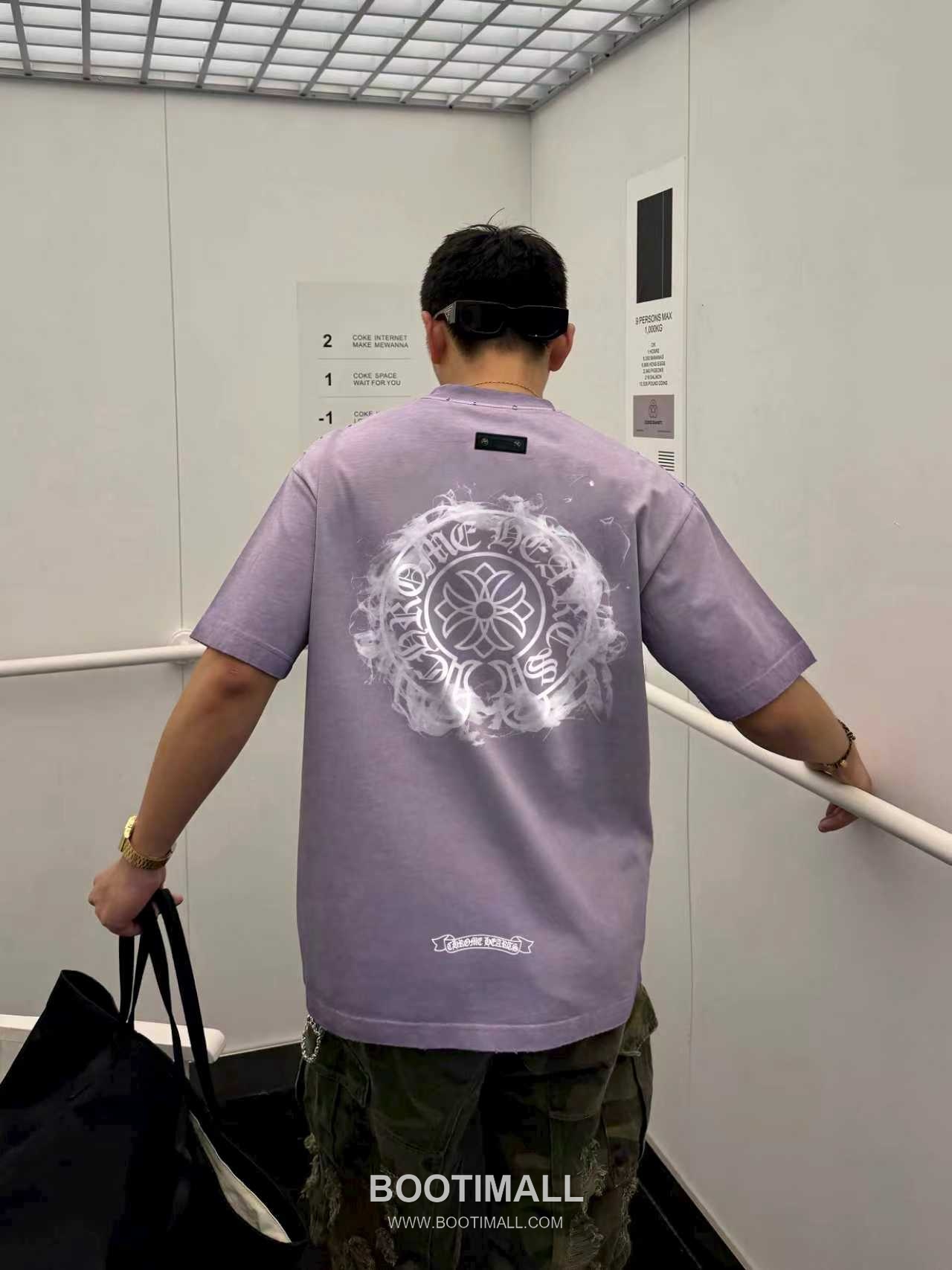 Chrome Hearts Printed Patch Crewneck Tee Cotton Black T-shirt 크롬하츠 프린트 패치 크루넥 티 코튼 블랙 티셔츠 6