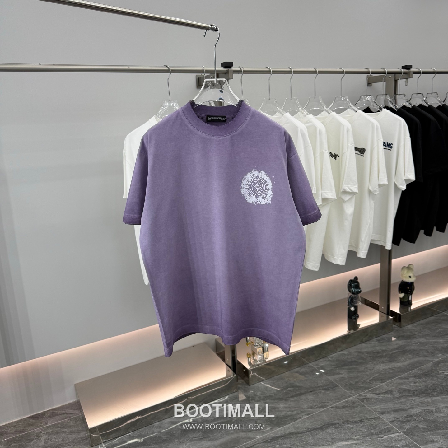 Chrome Hearts Printed Patch Crewneck Tee Cotton Black T-shirt 크롬하츠 프린트 패치 크루넥 티 코튼 블랙 티셔츠 7