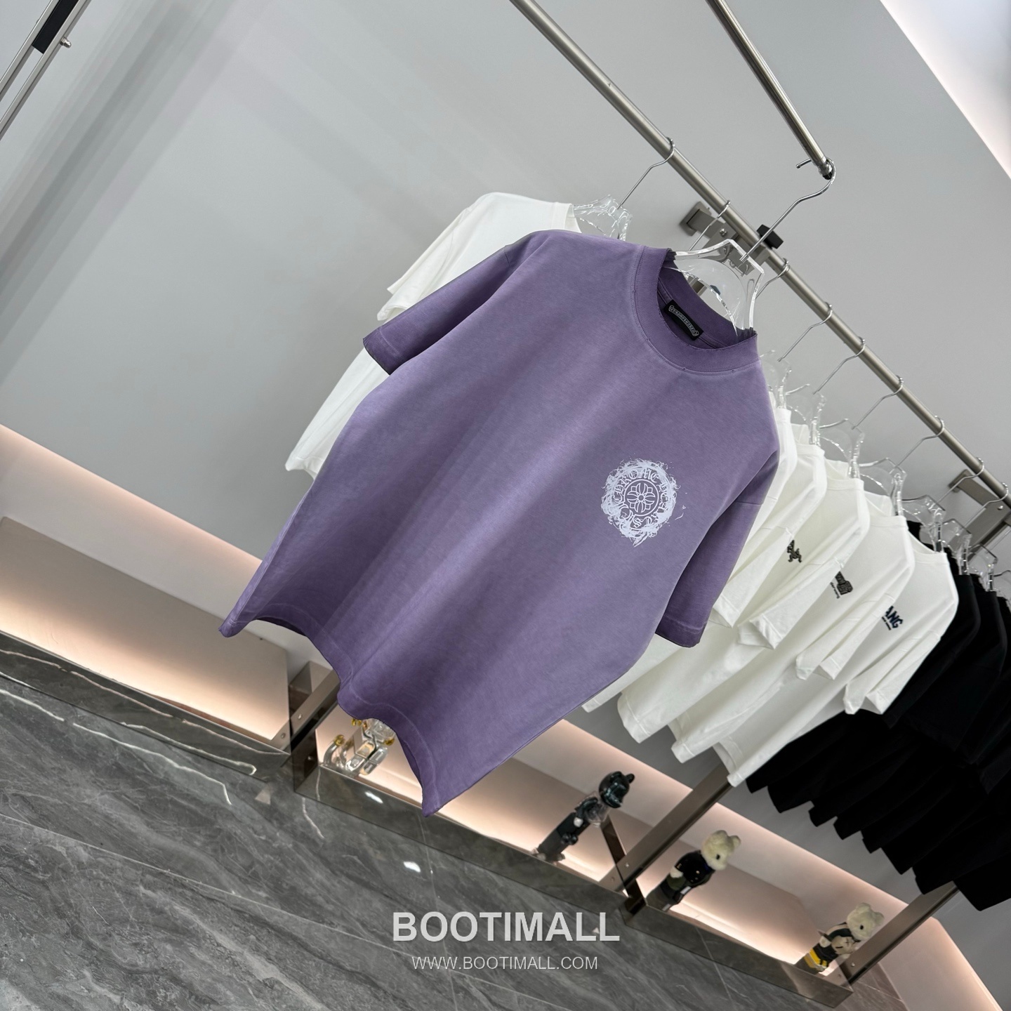 Chrome Hearts Printed Patch Crewneck Tee Cotton Black T-shirt 크롬하츠 프린트 패치 크루넥 티 코튼 블랙 티셔츠 8