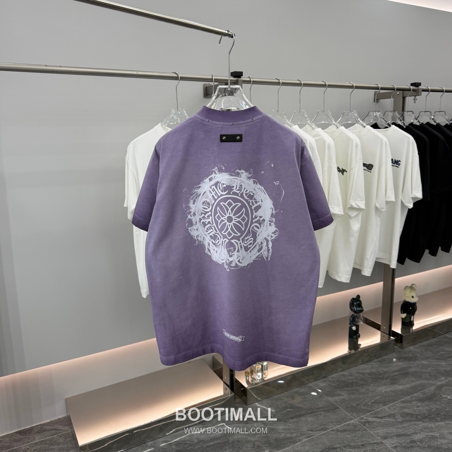 Chrome Hearts Printed Patch Crewneck Tee Cotton Black T-shirt 크롬하츠 프린트 패치 크루넥 티 코튼 블랙 티셔츠 13