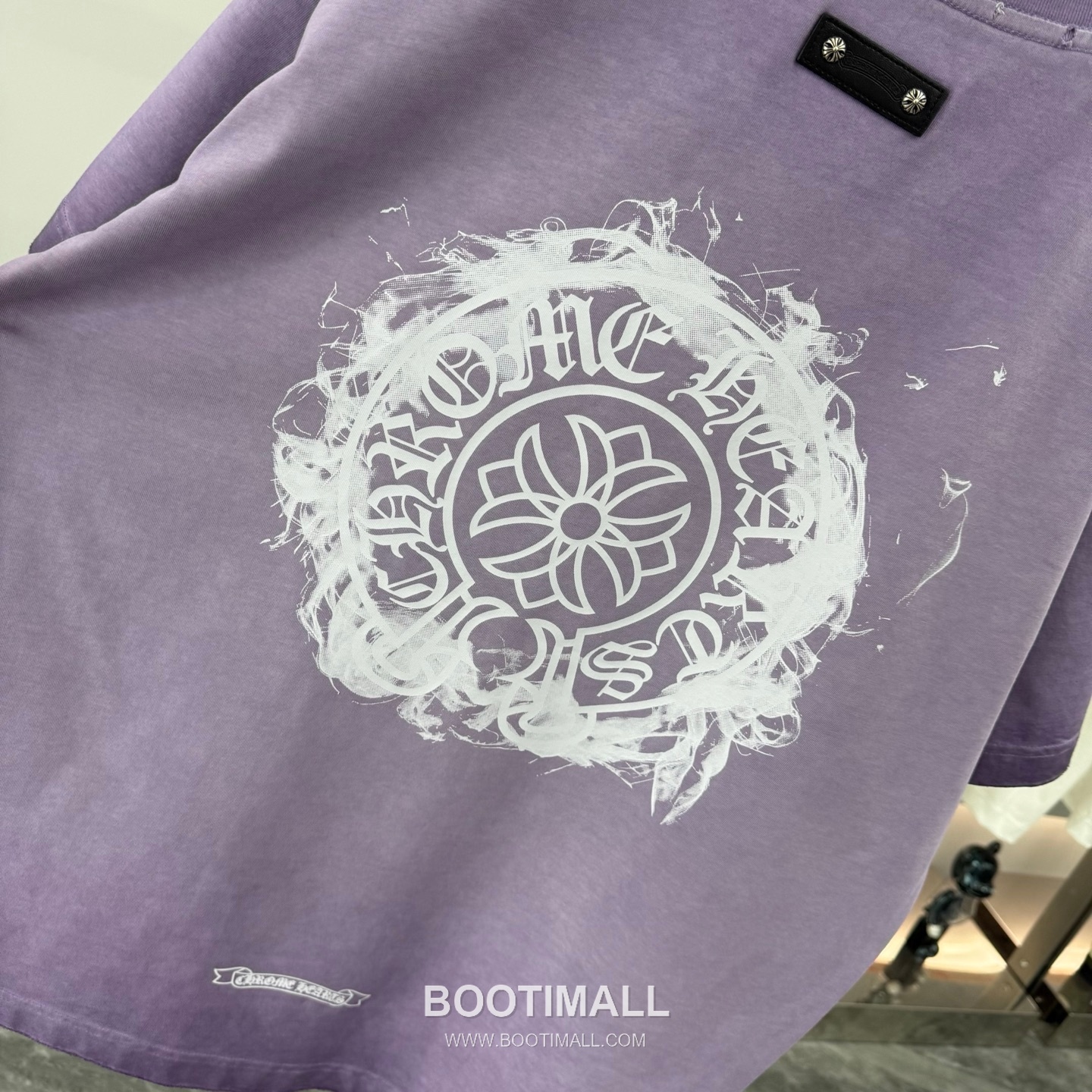 Chrome Hearts Printed Patch Crewneck Tee Cotton Black T-shirt 크롬하츠 프린트 패치 크루넥 티 코튼 블랙 티셔츠 14