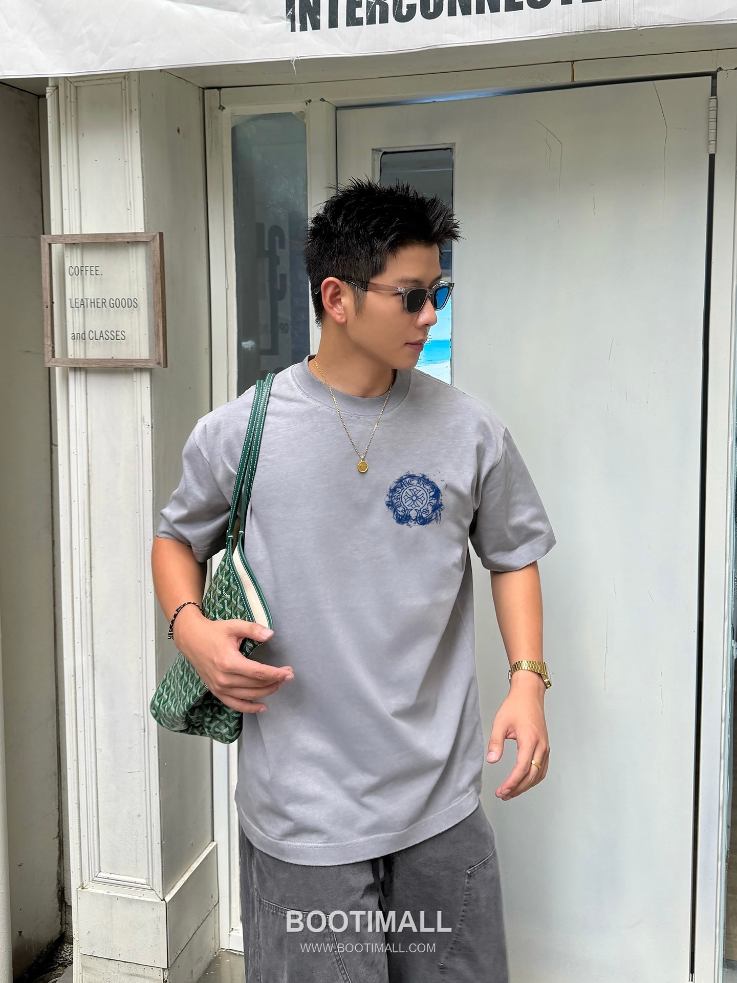 Chrome Hearts Printed Patch Crewneck Tee Cotton Black T-shirt 크롬하츠 프린트 패치 크루넥 티 코튼 블랙 티셔츠 1