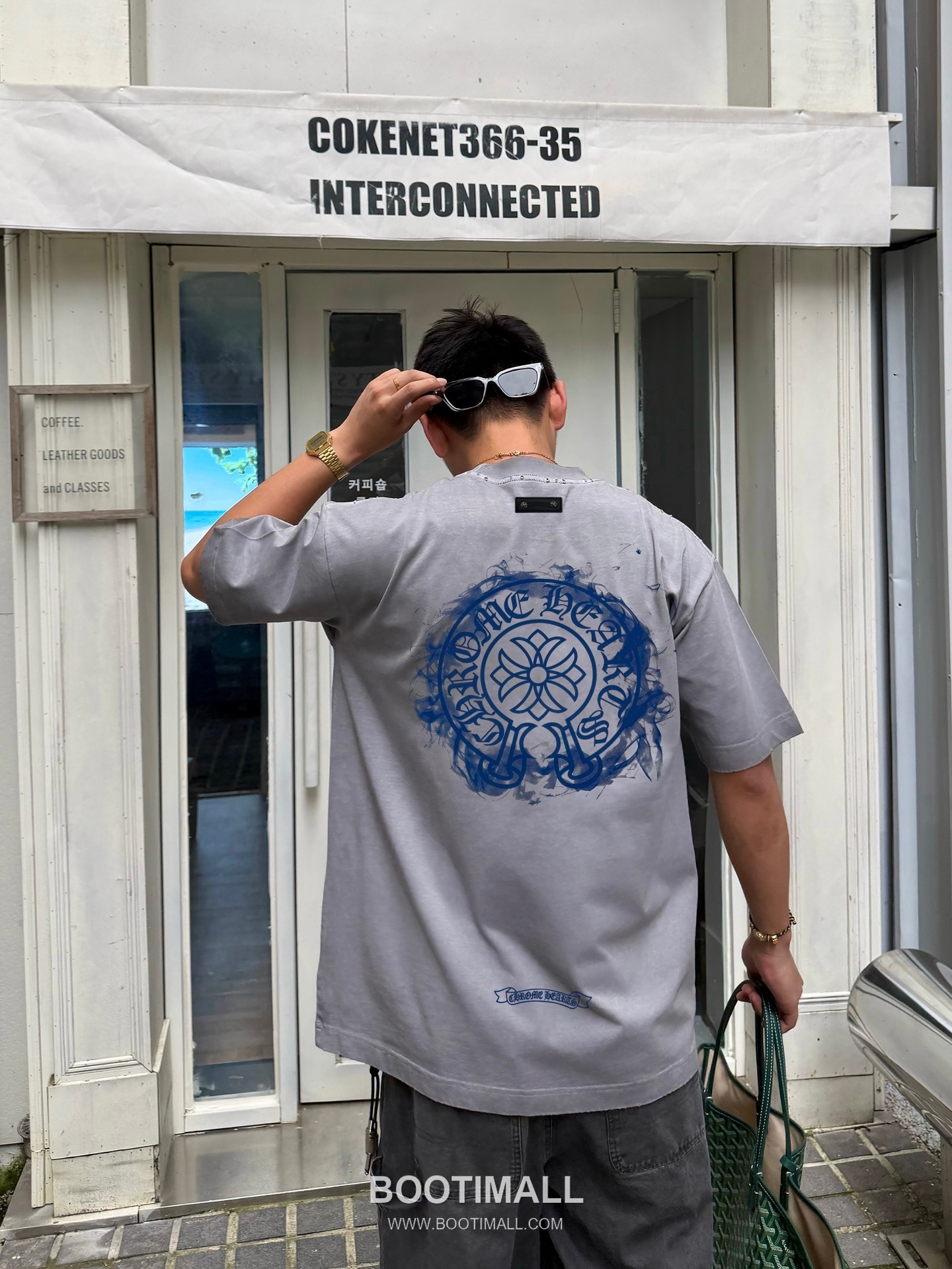 Chrome Hearts Printed Patch Crewneck Tee Cotton Black T-shirt 크롬하츠 프린트 패치 크루넥 티 코튼 블랙 티셔츠 4