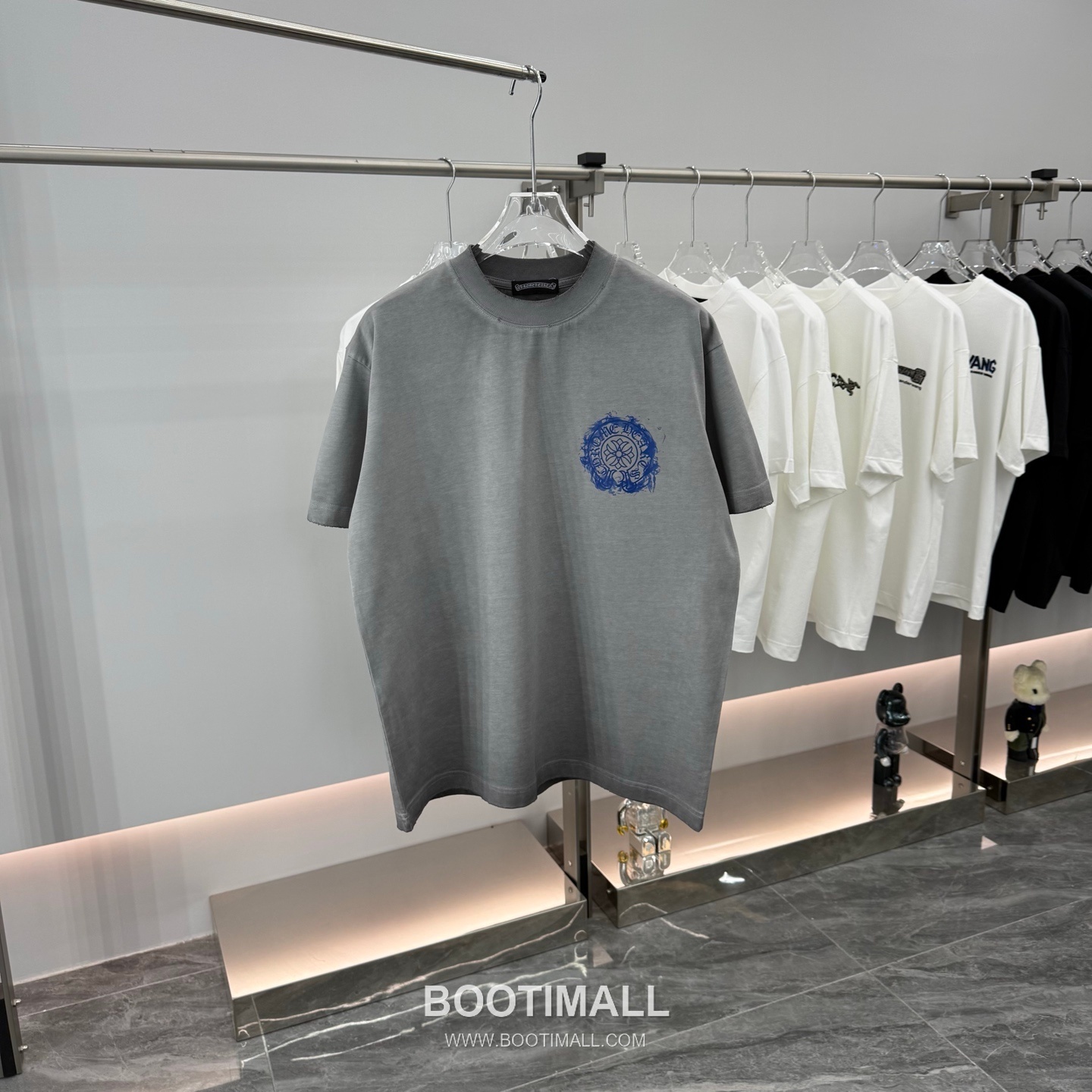 Chrome Hearts Printed Patch Crewneck Tee Cotton Black T-shirt 크롬하츠 프린트 패치 크루넥 티 코튼 블랙 티셔츠 7