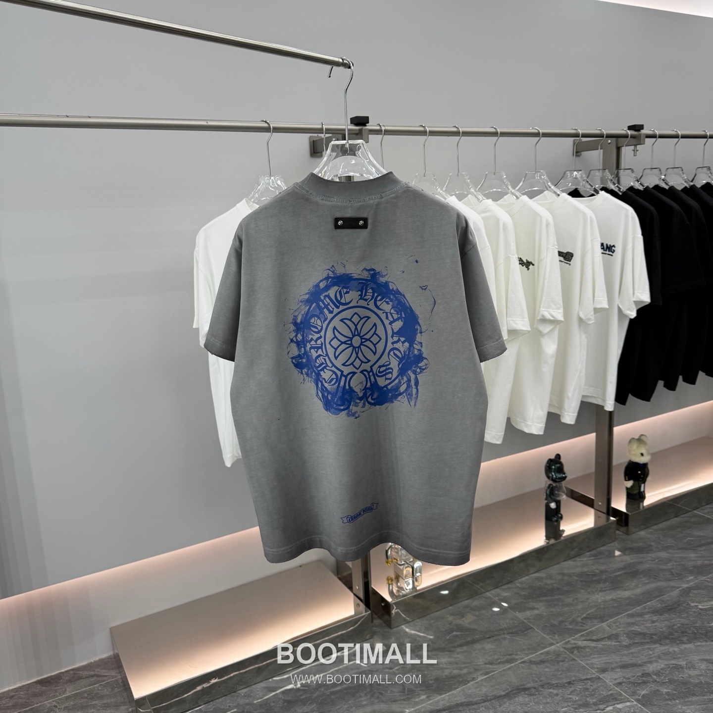 Chrome Hearts Printed Patch Crewneck Tee Cotton Black T-shirt 크롬하츠 프린트 패치 크루넥 티 코튼 블랙 티셔츠 13