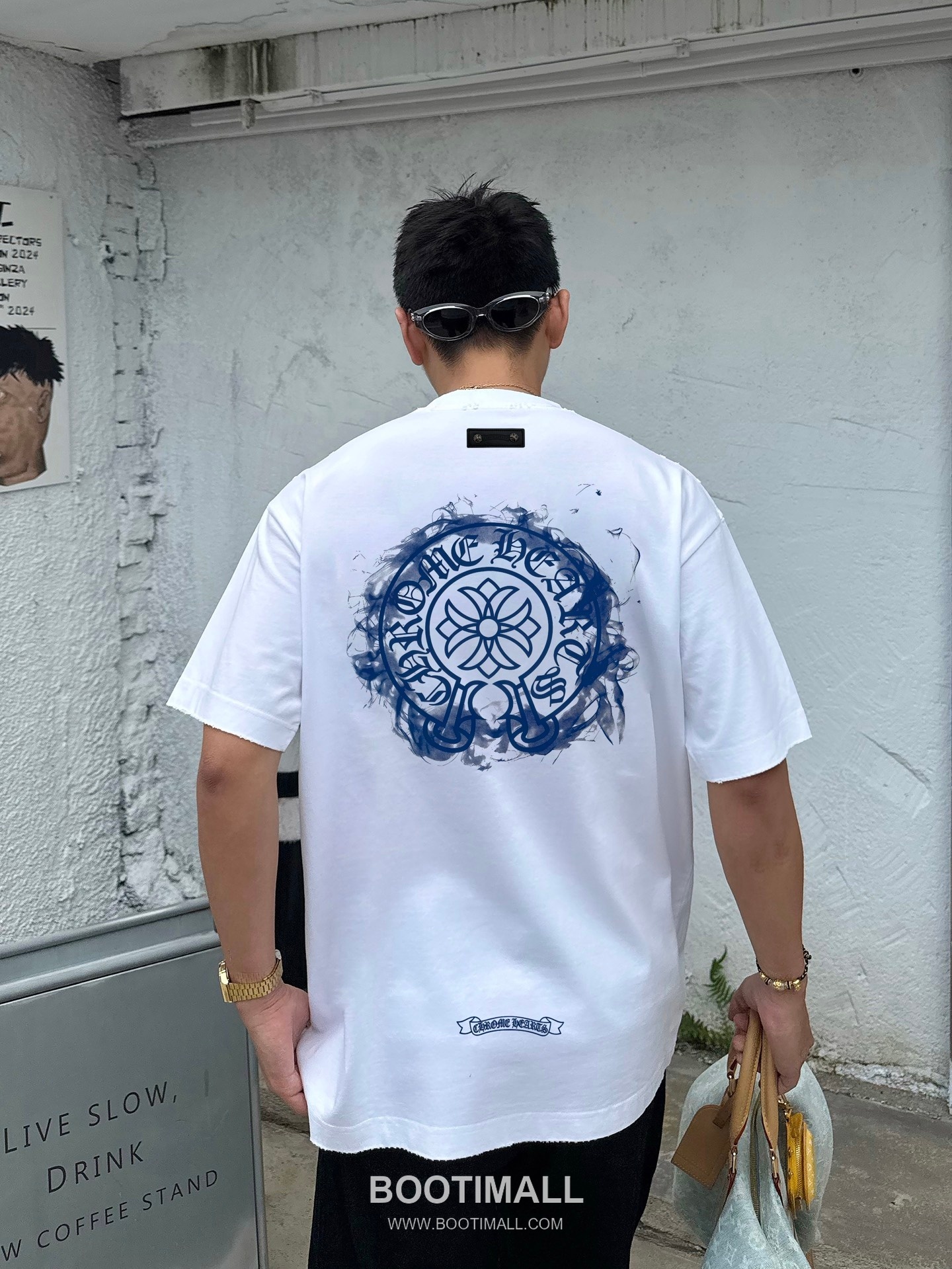 Chrome Hearts Printed Patch Crewneck Tee Cotton Black T-shirt 크롬하츠 프린트 패치 크루넥 티 코튼 블랙 티셔츠 6