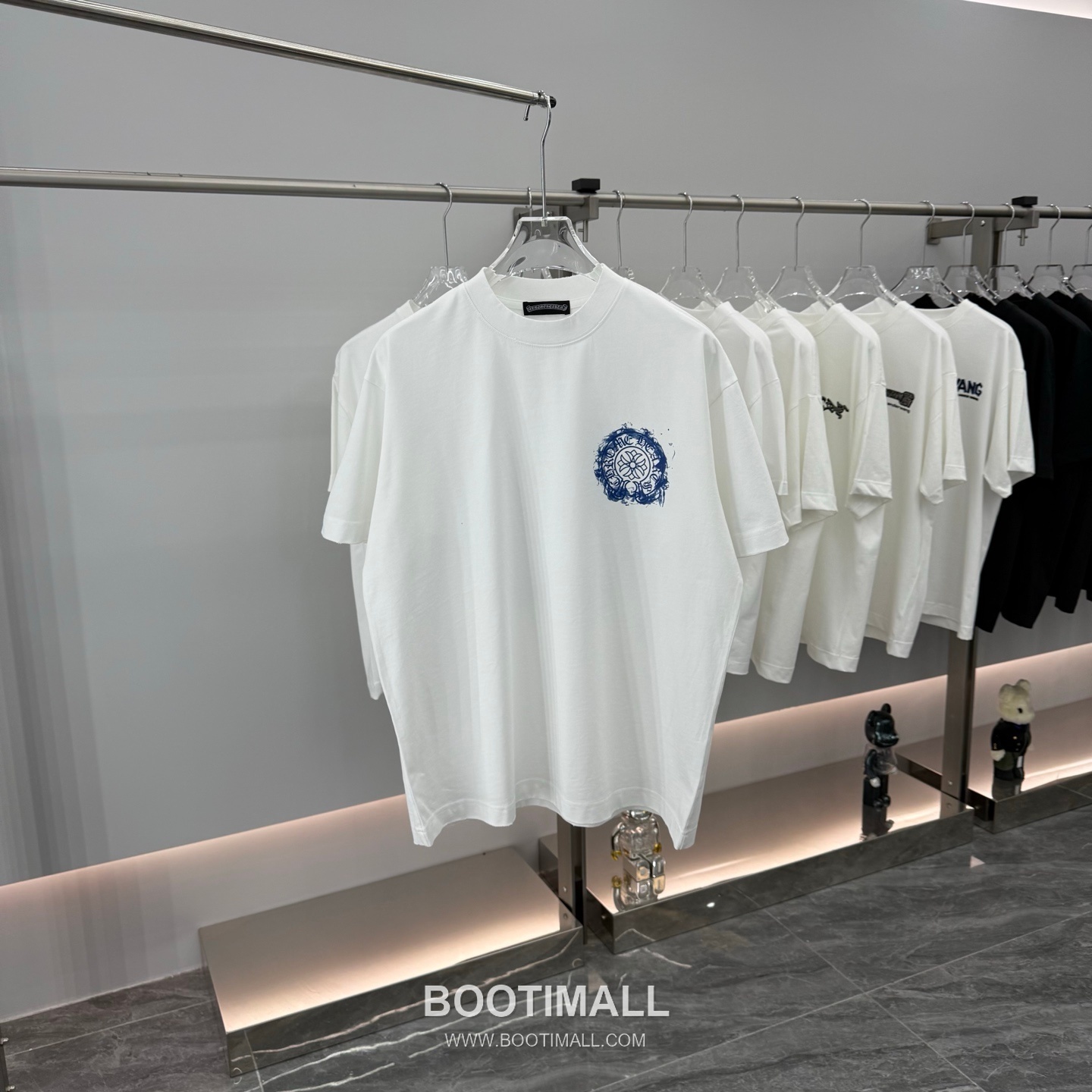 Chrome Hearts Printed Patch Crewneck Tee Cotton Black T-shirt 크롬하츠 프린트 패치 크루넥 티 코튼 블랙 티셔츠 7