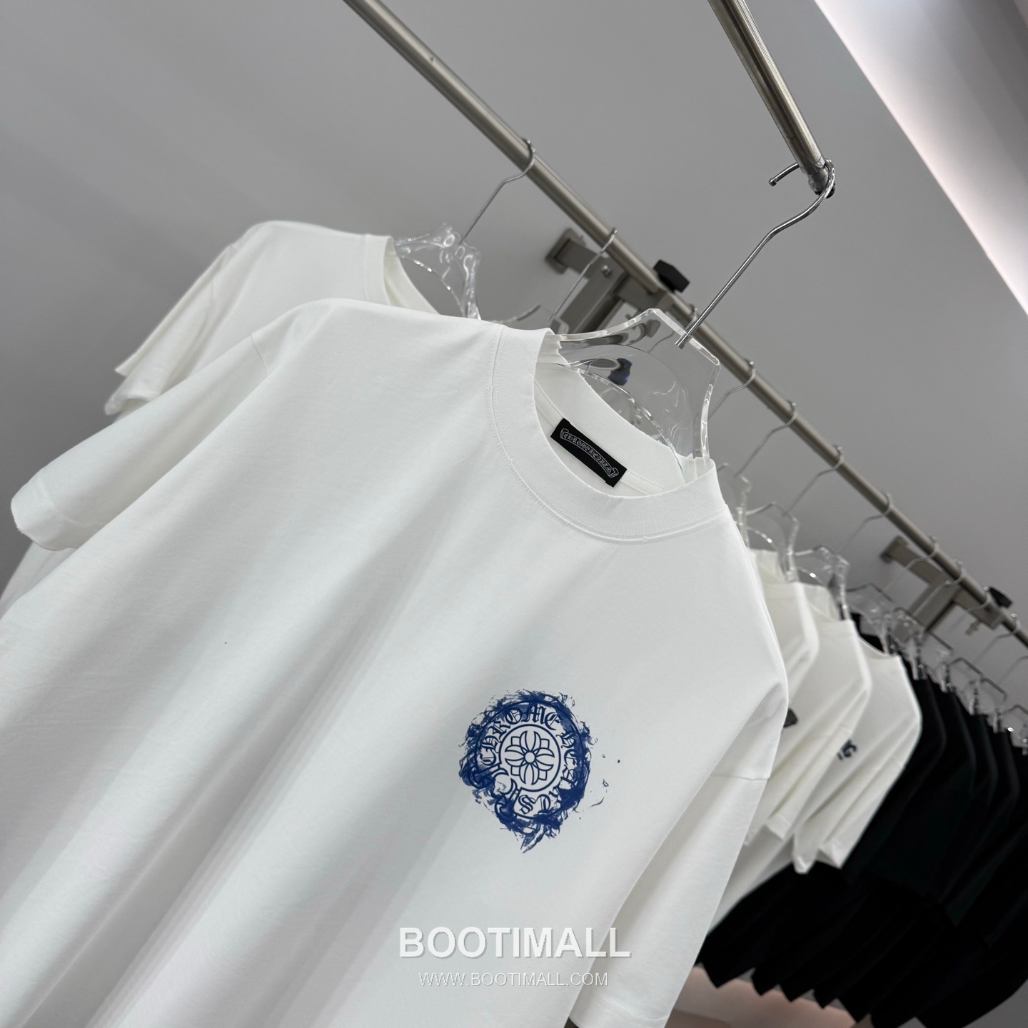 Chrome Hearts Printed Patch Crewneck Tee Cotton Black T-shirt 크롬하츠 프린트 패치 크루넥 티 코튼 블랙 티셔츠 9