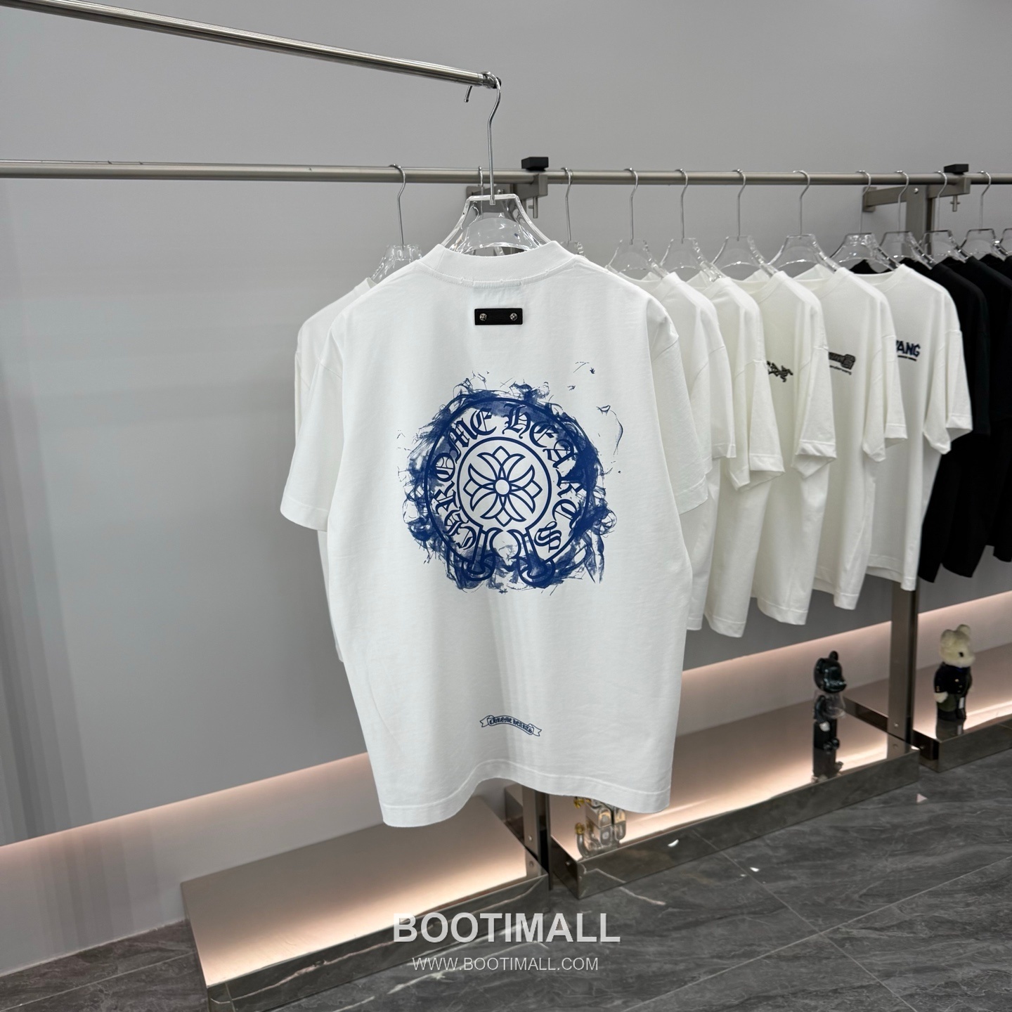 Chrome Hearts Printed Patch Crewneck Tee Cotton Black T-shirt 크롬하츠 프린트 패치 크루넥 티 코튼 블랙 티셔츠 13