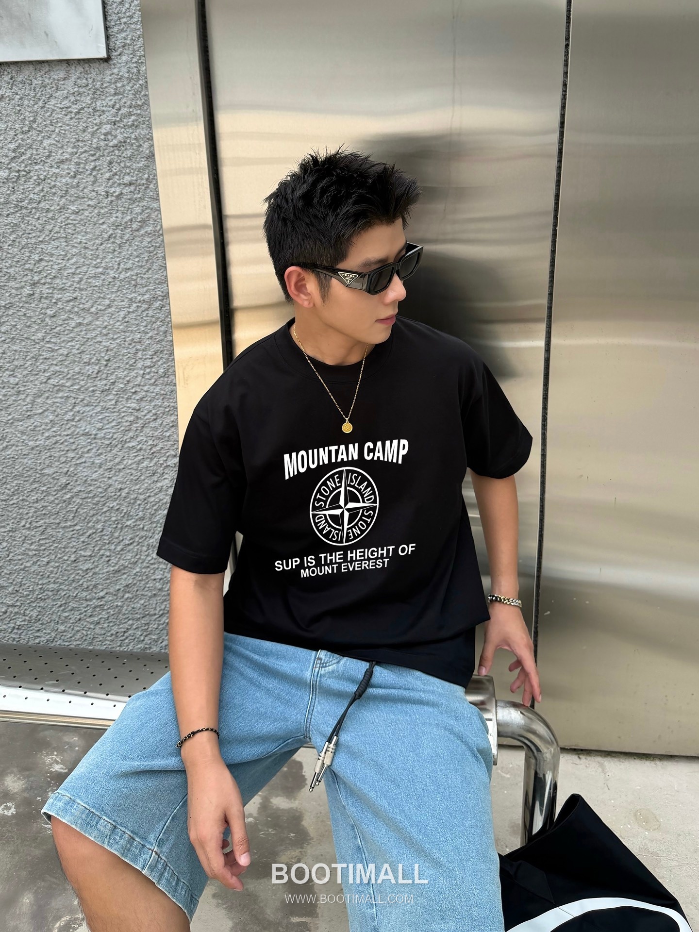 Stone Island 260g Crewneck Tee Black T-Shirt 스톤아일랜드 260g 크루넥 티 블랙 티셔츠 3