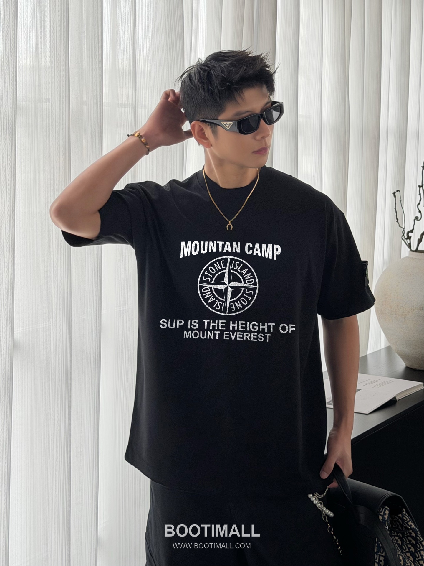 Stone Island 260g Crewneck Tee Black T-Shirt 스톤아일랜드 260g 크루넥 티 블랙 티셔츠 6