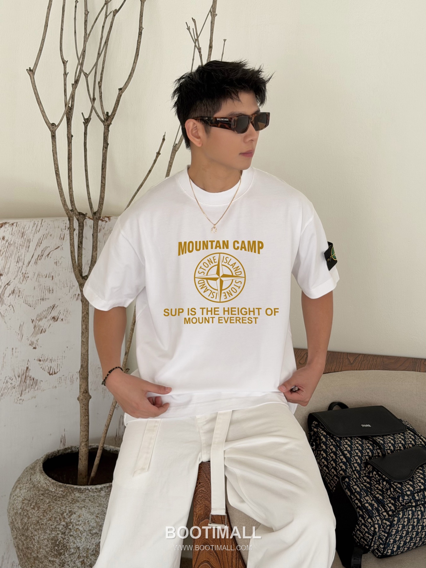 Stone Island 260g Crewneck Tee Black T-Shirt 스톤아일랜드 260g 크루넥 티 블랙 티셔츠 5