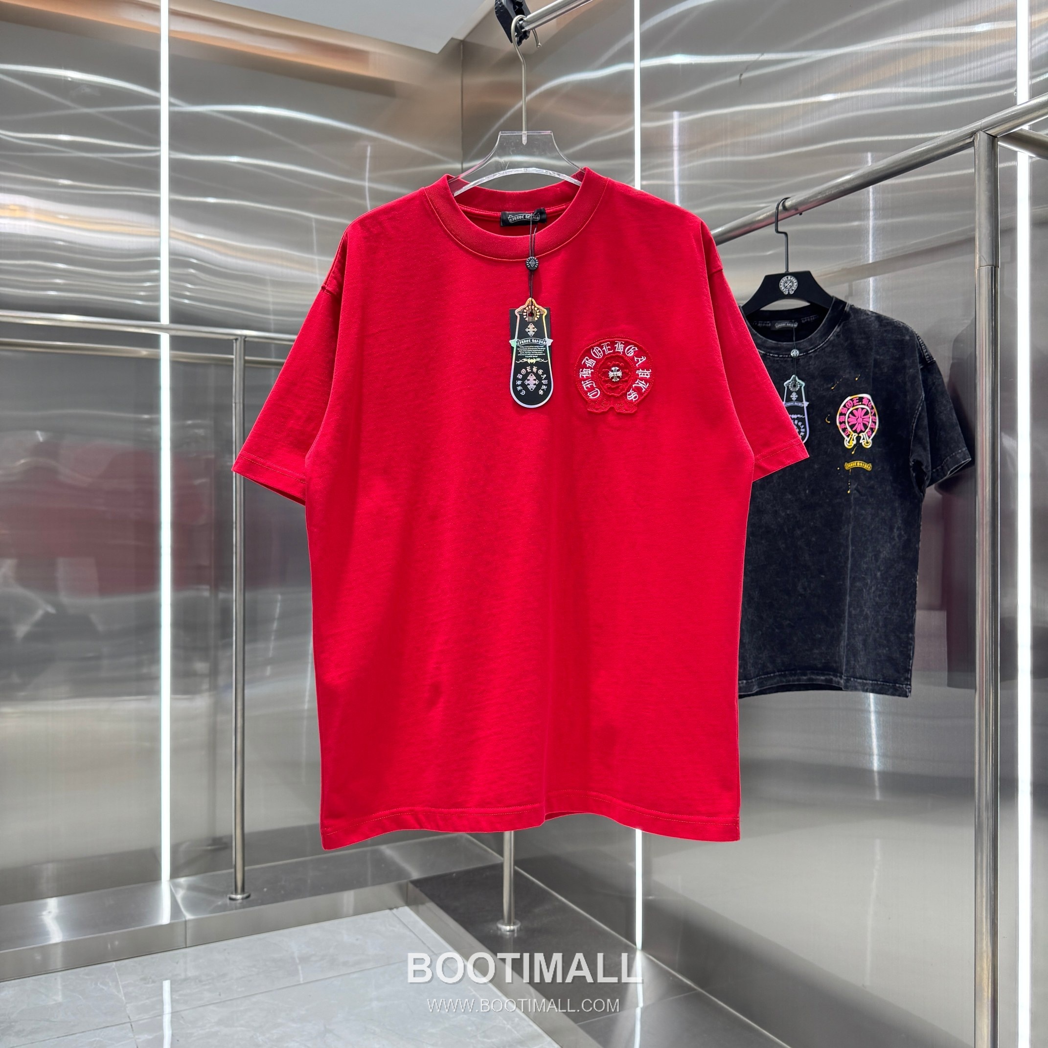 Chrome Hearts Washed Patch Embroidery Tee Black T-Shirt 크롬하츠 워싱 패치 자수 티 블랙 티셔츠 1