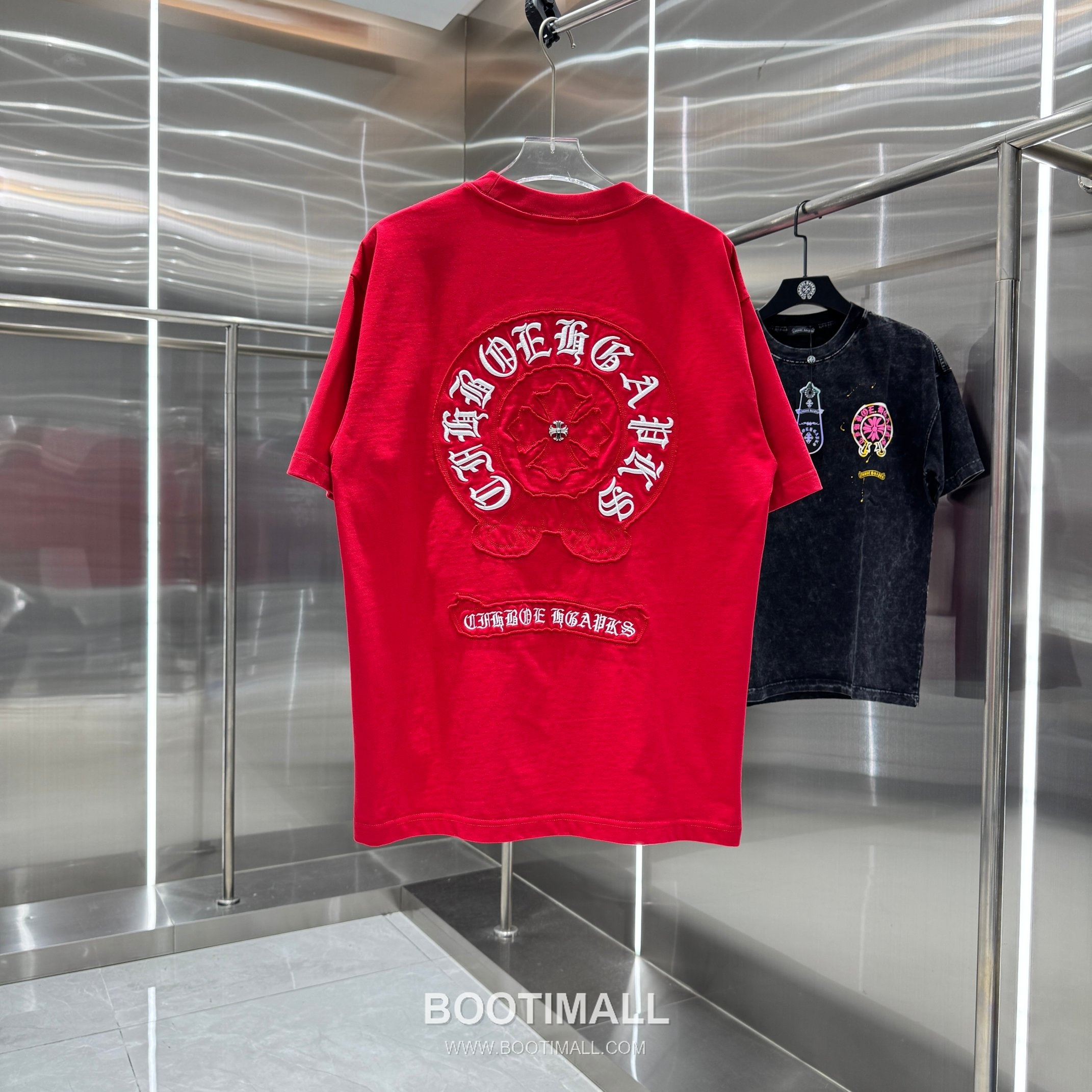 Chrome Hearts Washed Patch Embroidery Tee Black T-Shirt 크롬하츠 워싱 패치 자수 티 블랙 티셔츠 2