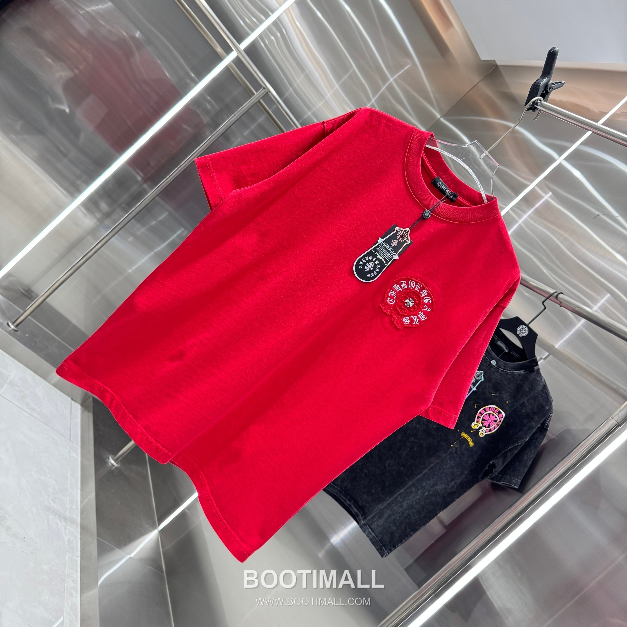 Chrome Hearts Washed Patch Embroidery Tee Black T-Shirt 크롬하츠 워싱 패치 자수 티 블랙 티셔츠 3