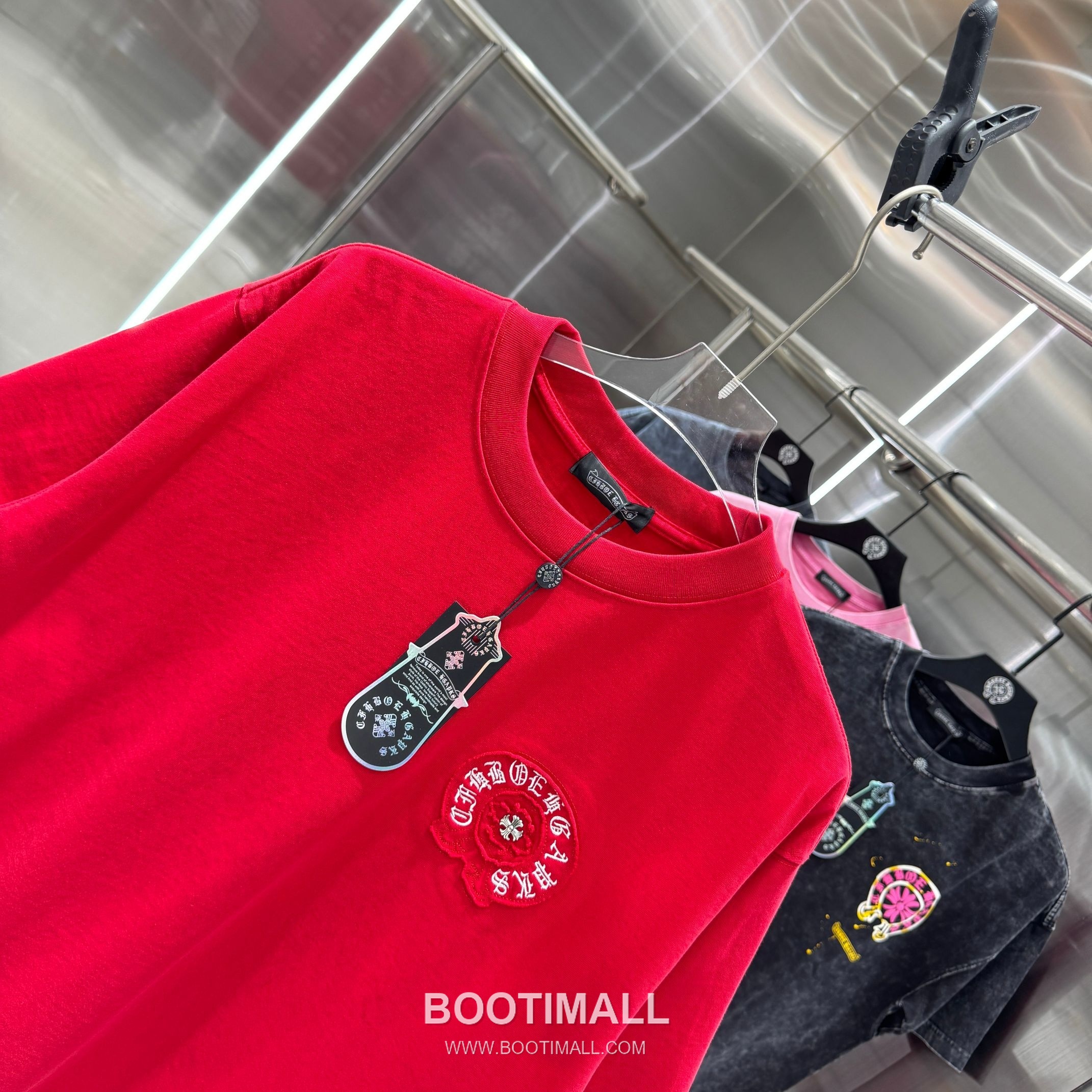 Chrome Hearts Washed Patch Embroidery Tee Black T-Shirt 크롬하츠 워싱 패치 자수 티 블랙 티셔츠 4