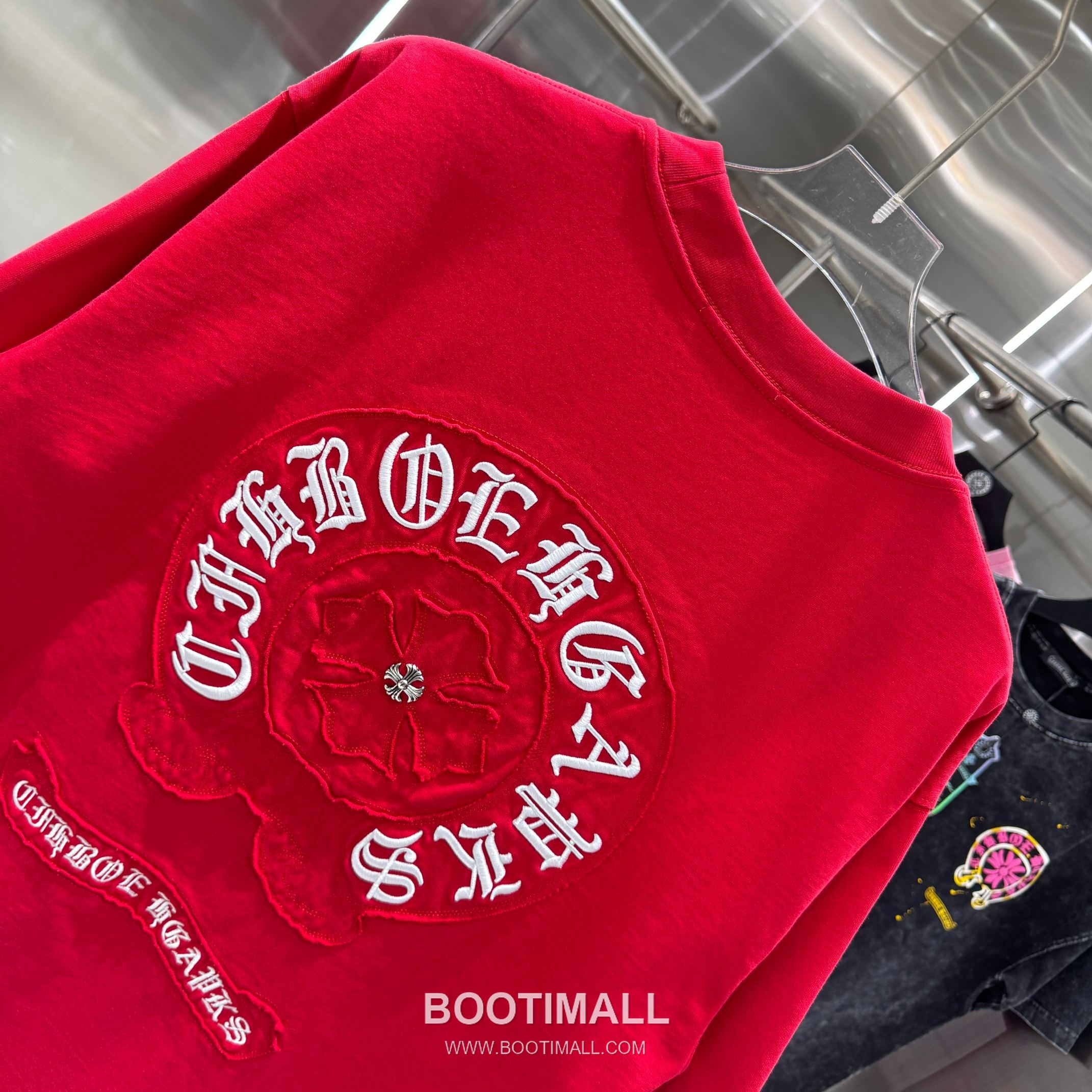 Chrome Hearts Washed Patch Embroidery Tee Black T-Shirt 크롬하츠 워싱 패치 자수 티 블랙 티셔츠 5