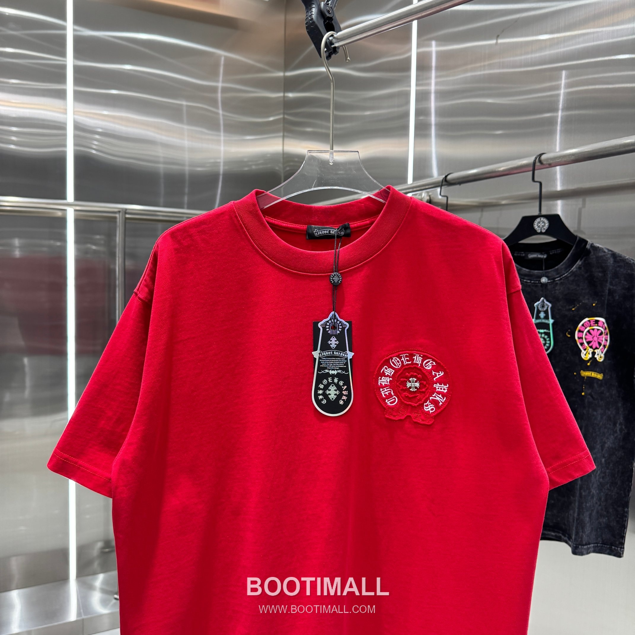 Chrome Hearts Washed Patch Embroidery Tee Black T-Shirt 크롬하츠 워싱 패치 자수 티 블랙 티셔츠 6