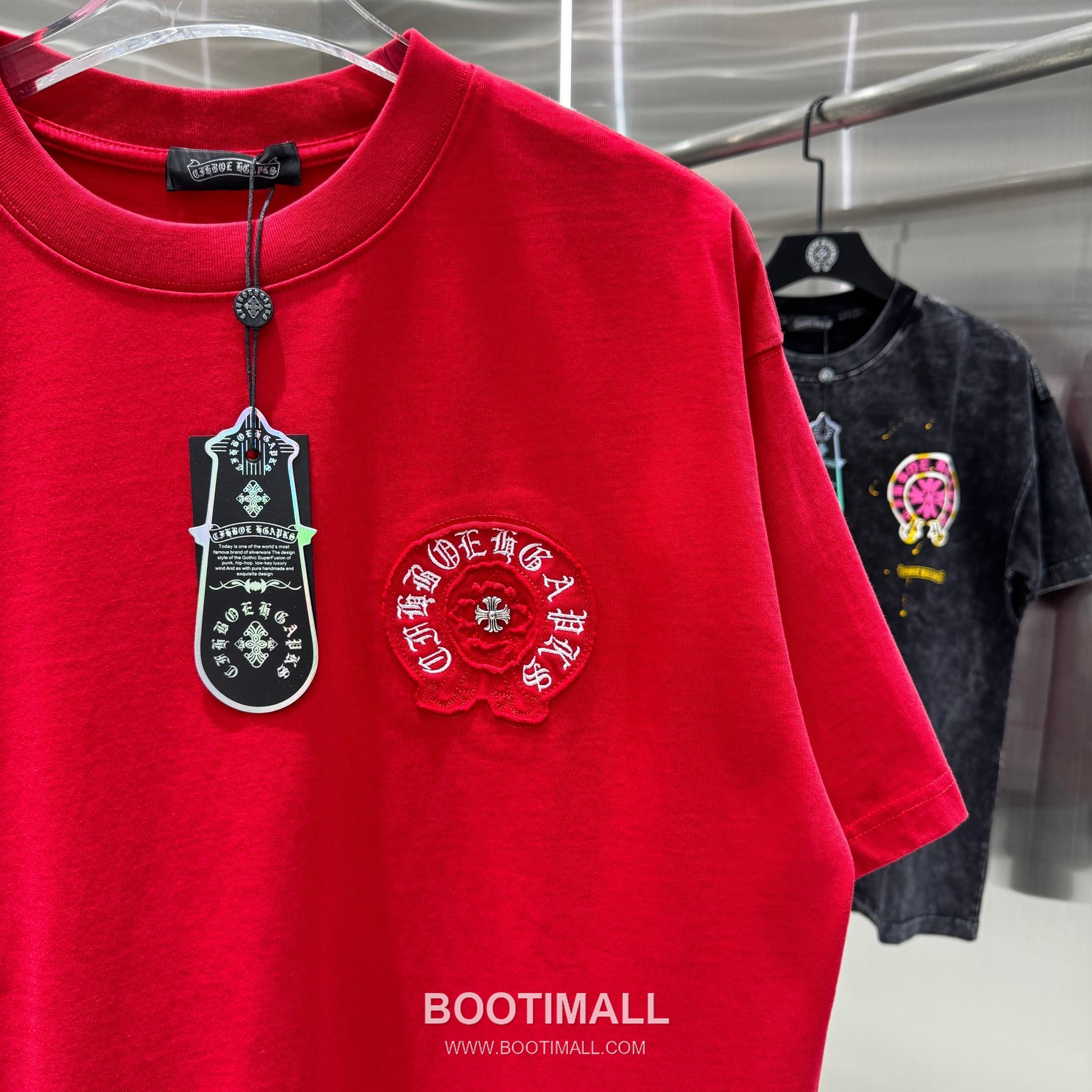 Chrome Hearts Washed Patch Embroidery Tee Black T-Shirt 크롬하츠 워싱 패치 자수 티 블랙 티셔츠 7