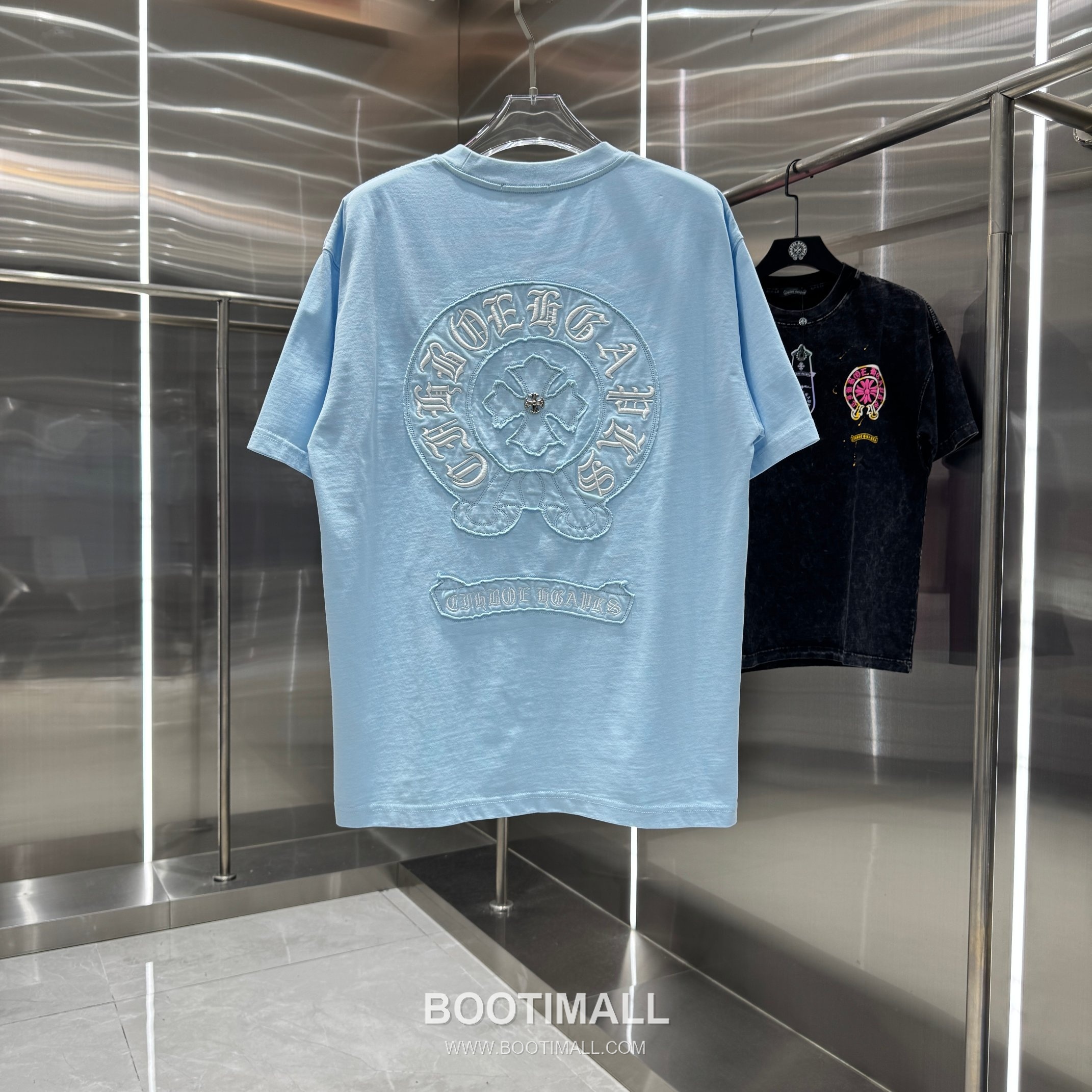 Chrome Hearts Washed Patch Embroidery Tee Black T-Shirt 크롬하츠 워싱 패치 자수 티 블랙 티셔츠 2