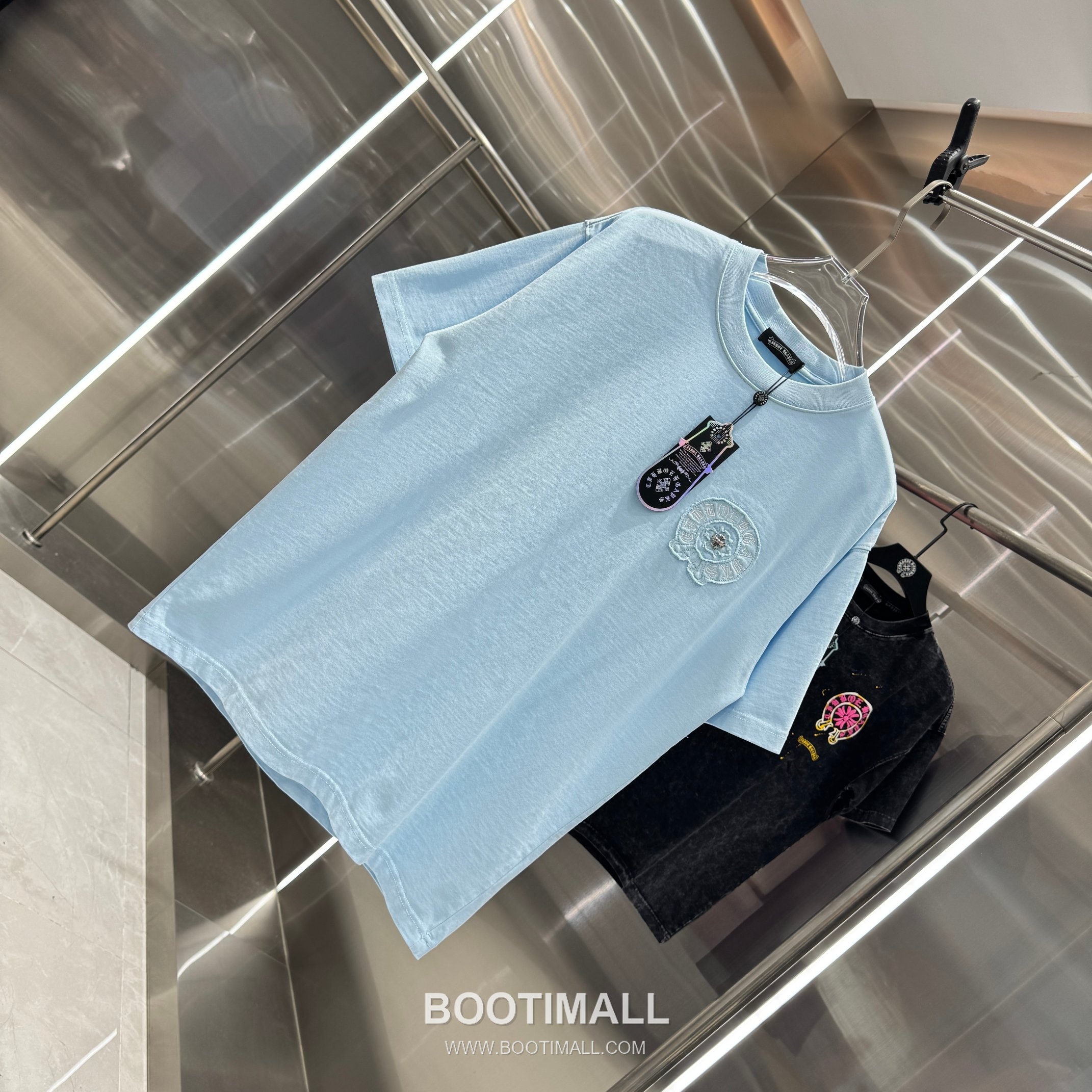 Chrome Hearts Washed Patch Embroidery Tee Black T-Shirt 크롬하츠 워싱 패치 자수 티 블랙 티셔츠 3