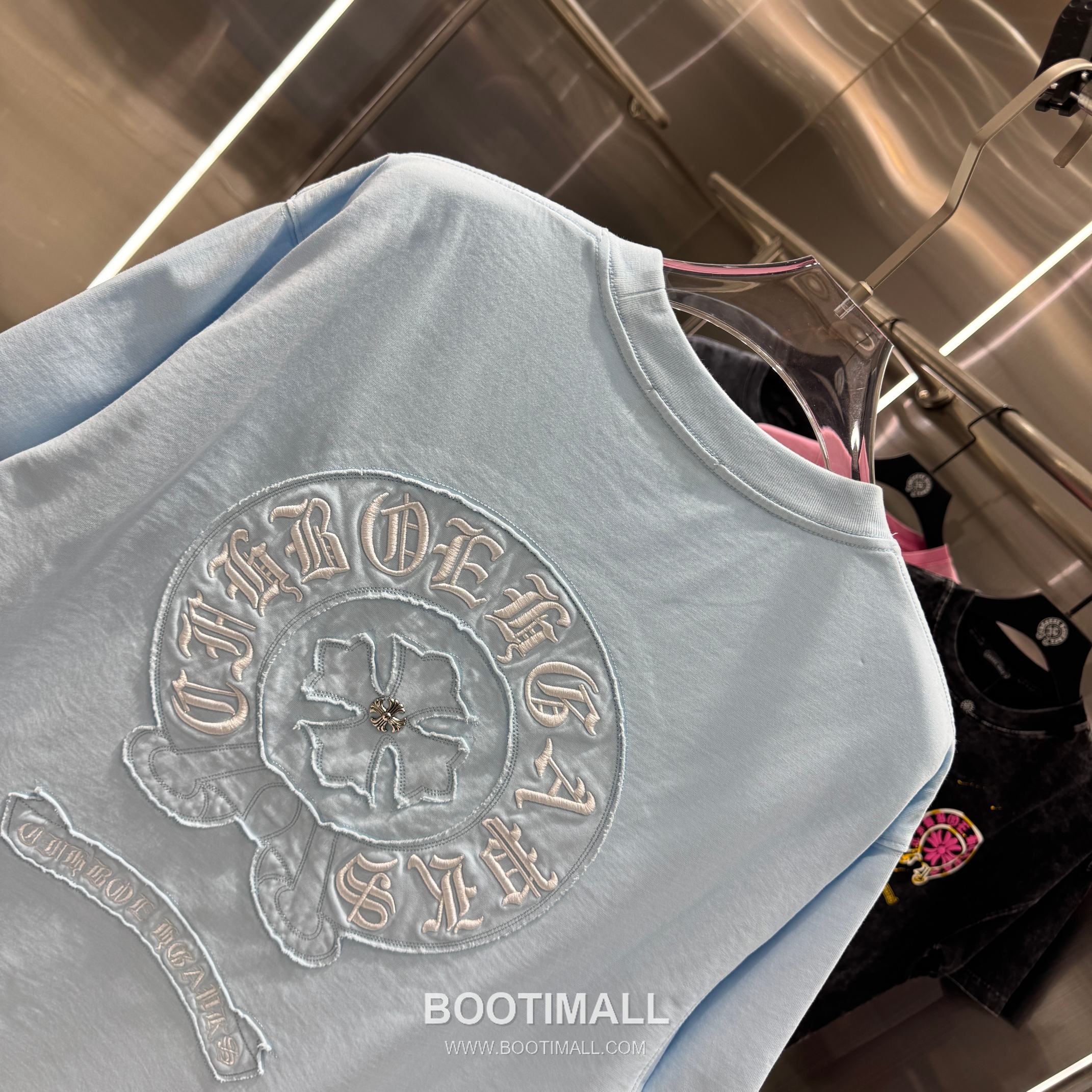 Chrome Hearts Washed Patch Embroidery Tee Black T-Shirt 크롬하츠 워싱 패치 자수 티 블랙 티셔츠 5