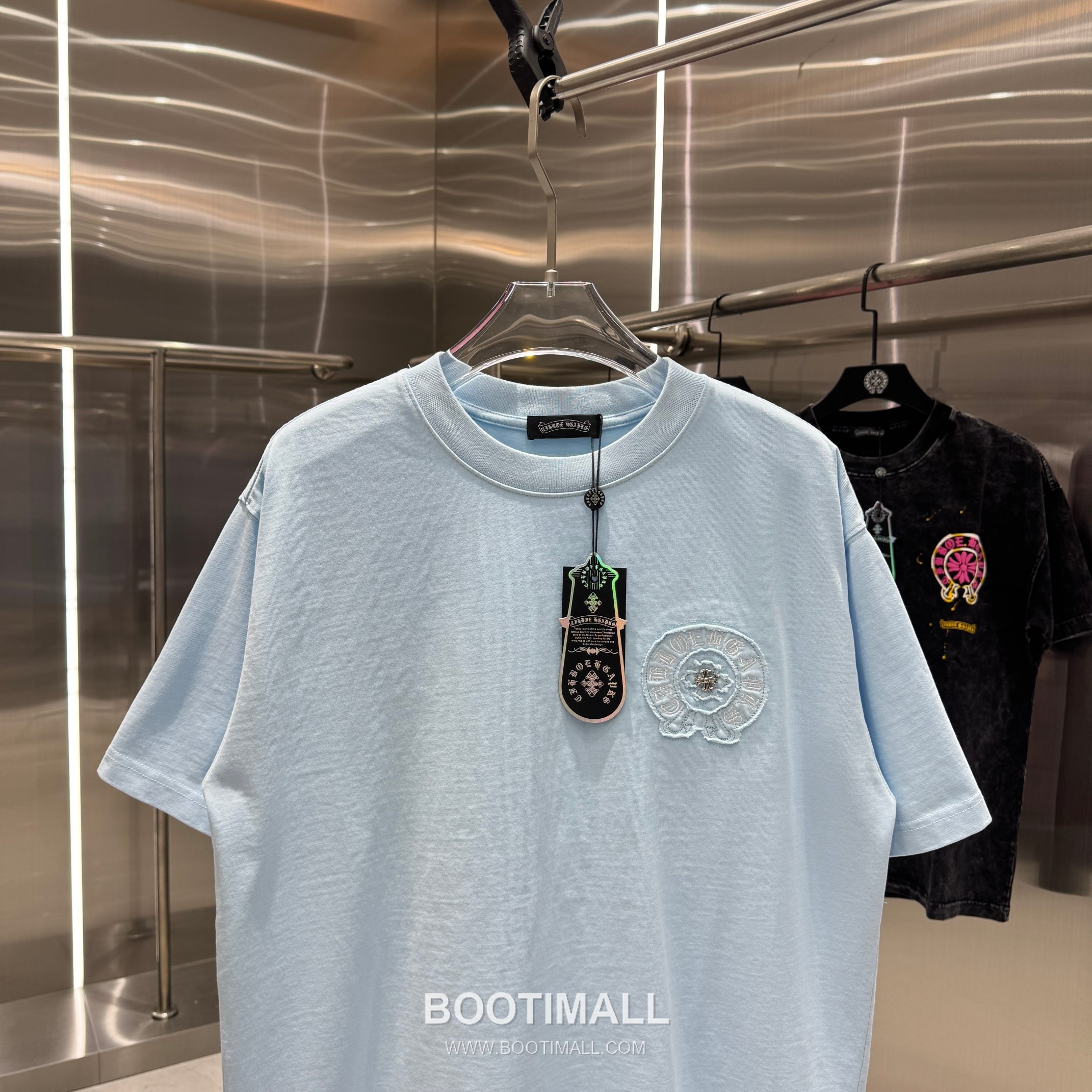 Chrome Hearts Washed Patch Embroidery Tee Black T-Shirt 크롬하츠 워싱 패치 자수 티 블랙 티셔츠 6