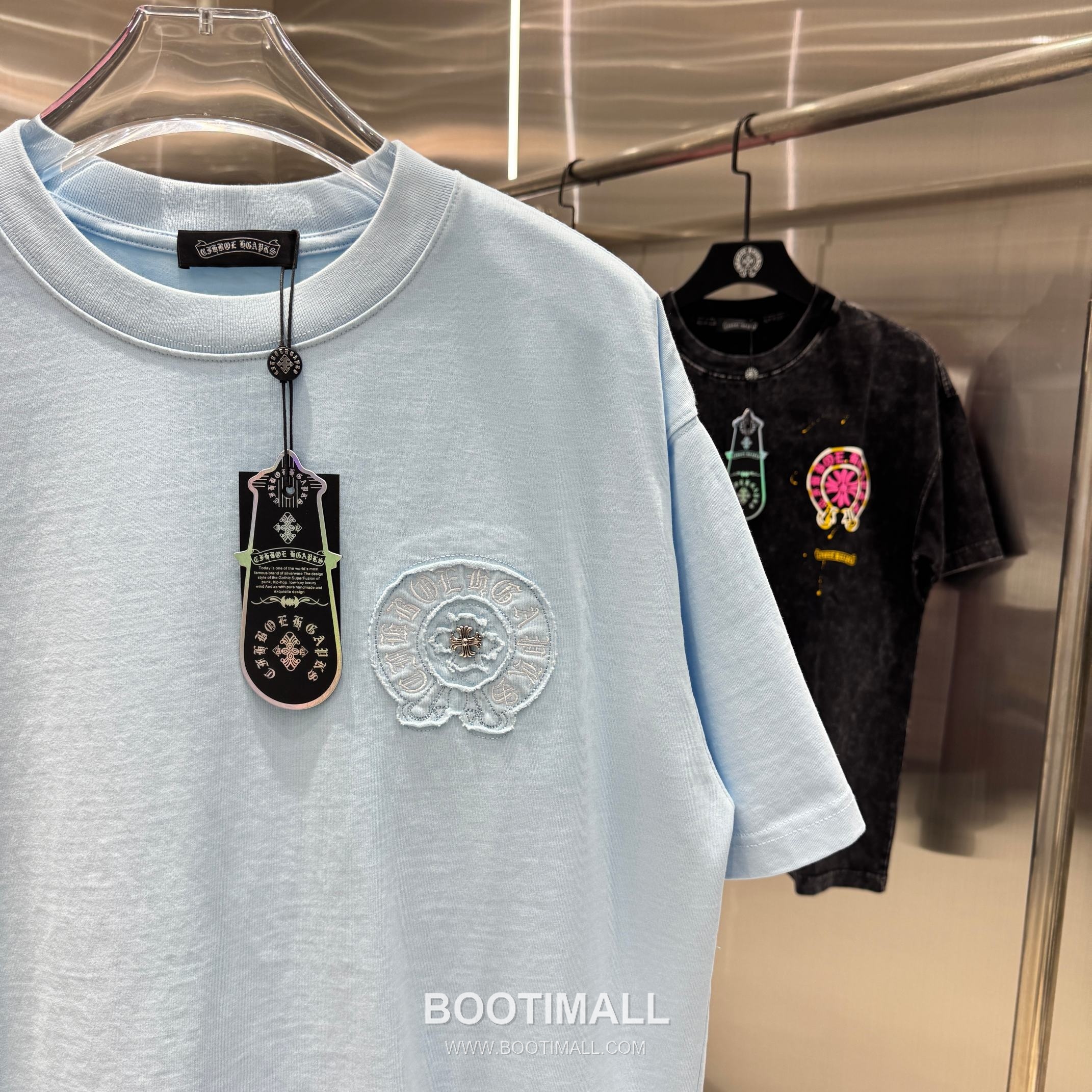 Chrome Hearts Washed Patch Embroidery Tee Black T-Shirt 크롬하츠 워싱 패치 자수 티 블랙 티셔츠 7